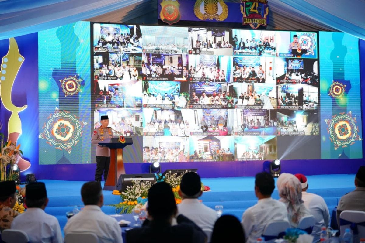 Silaturahmi Ramadan di Jabar, Kapolri Pesan Jaga Persatuan dan Kesatuan