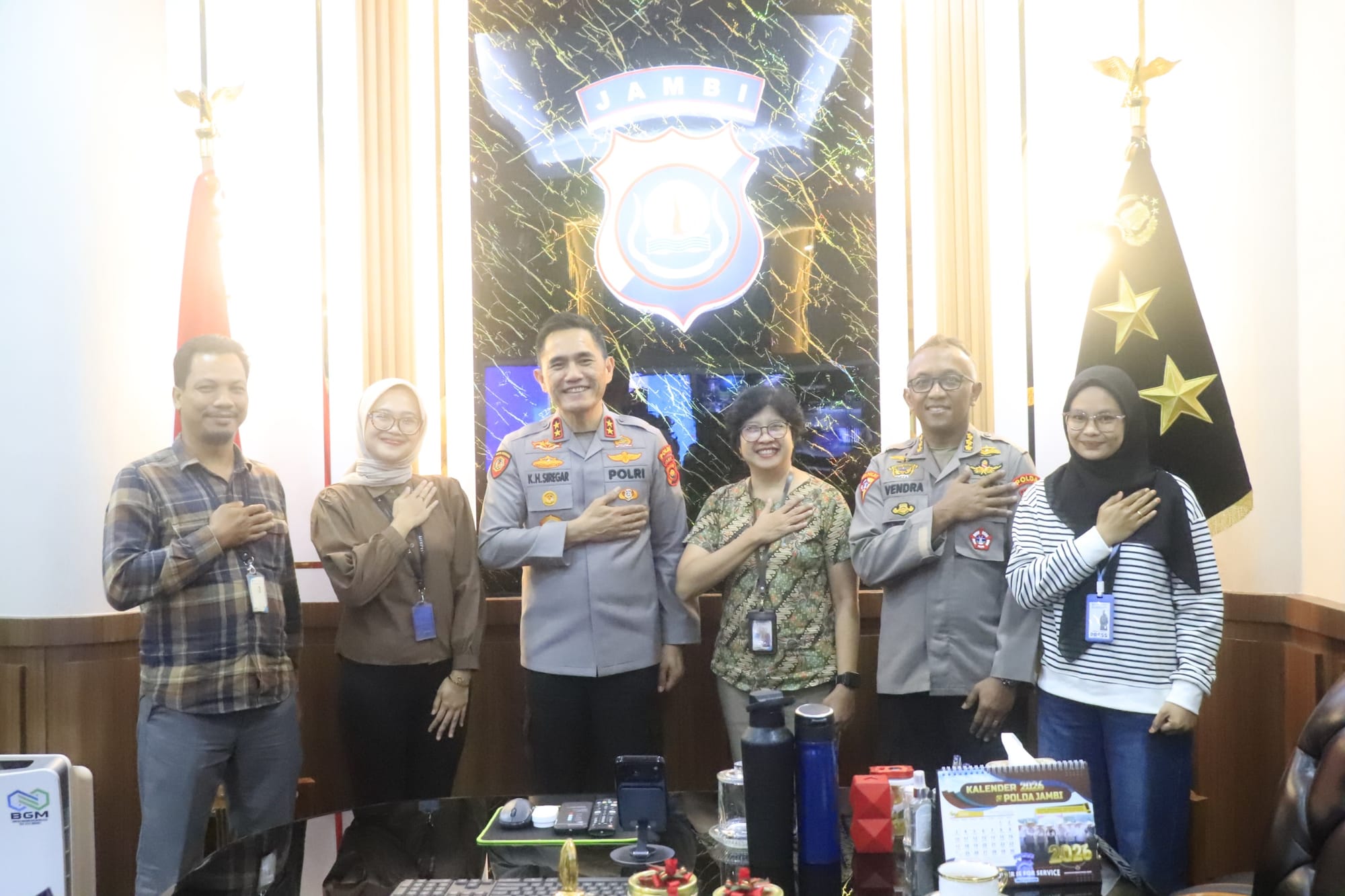 Kapolda Jambi Terima Audiensi Kompas TV, Perkuat Sinergi Penyampaian Informasi Publik