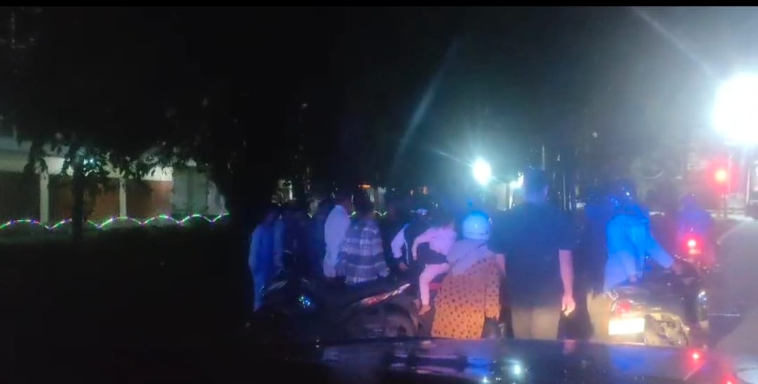 Respon Cepat Patroli Enggang, Polsek Pontianak Timur Tangani Laka Tunggal di Bawah Jembatan Tol Landak