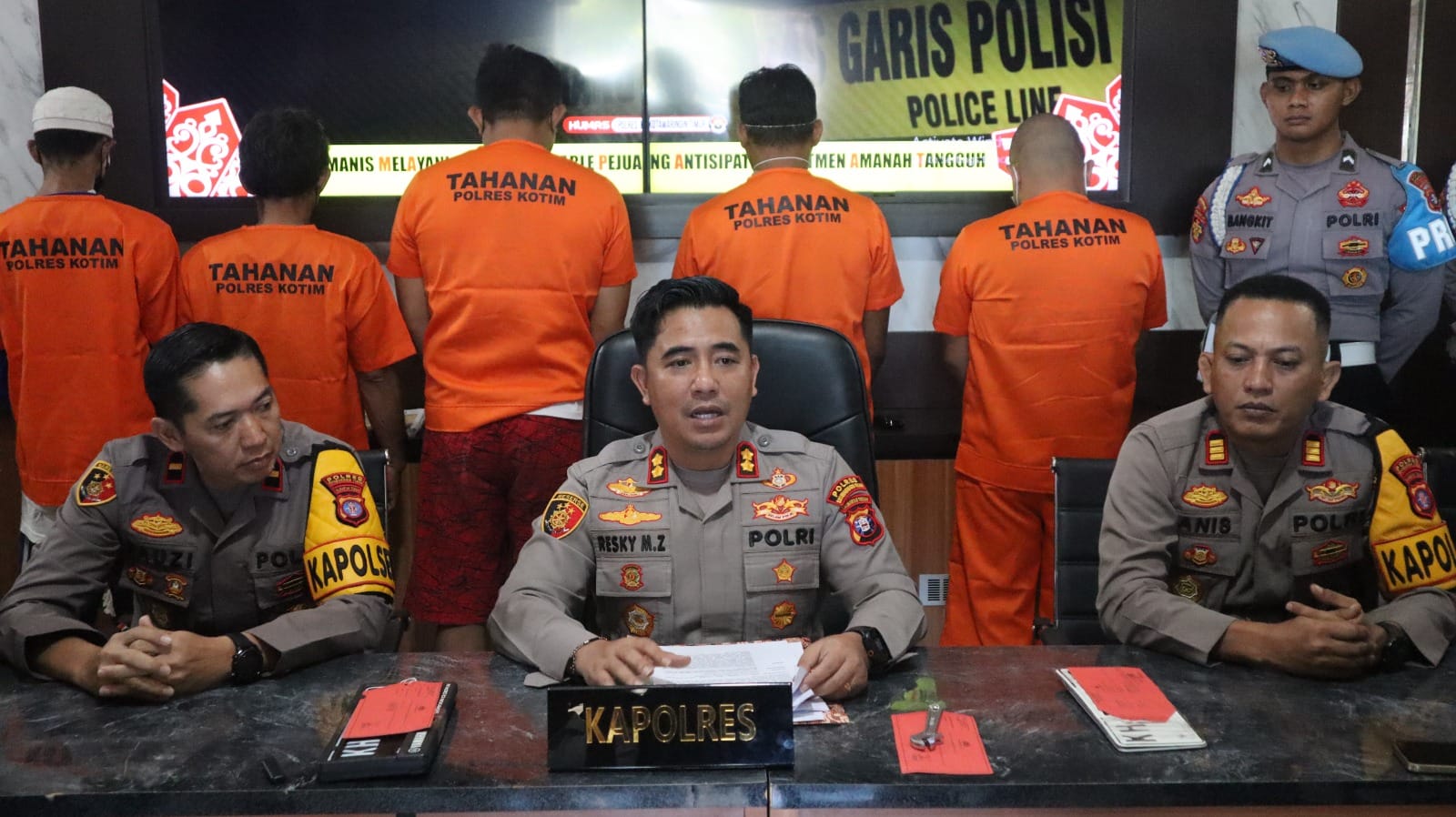 Polres Kotim Ungkap Kasus Curanmor dan Penggelapan, Pelaku Beserta Barang Bukti Diamankan