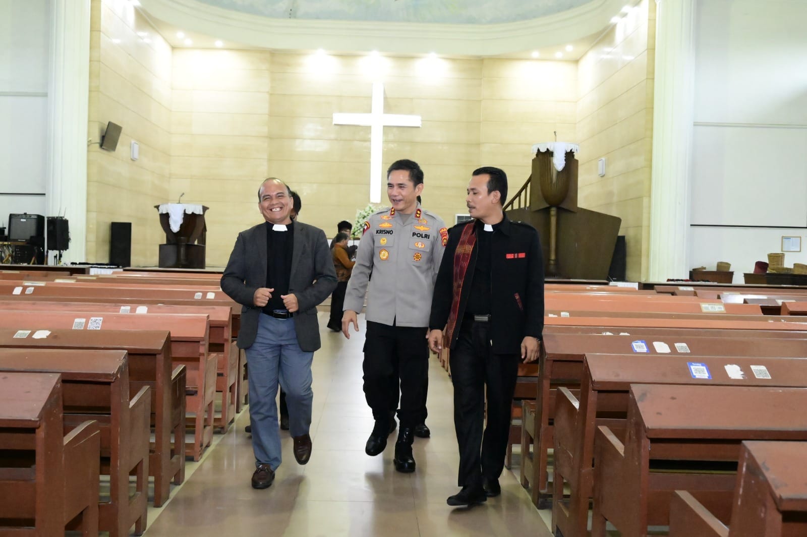Kapolda Jambi Pererat Silaturahmi dengan Pengurus HKBP, Perkuat Kolaborasi Jaga Kamtibmas
