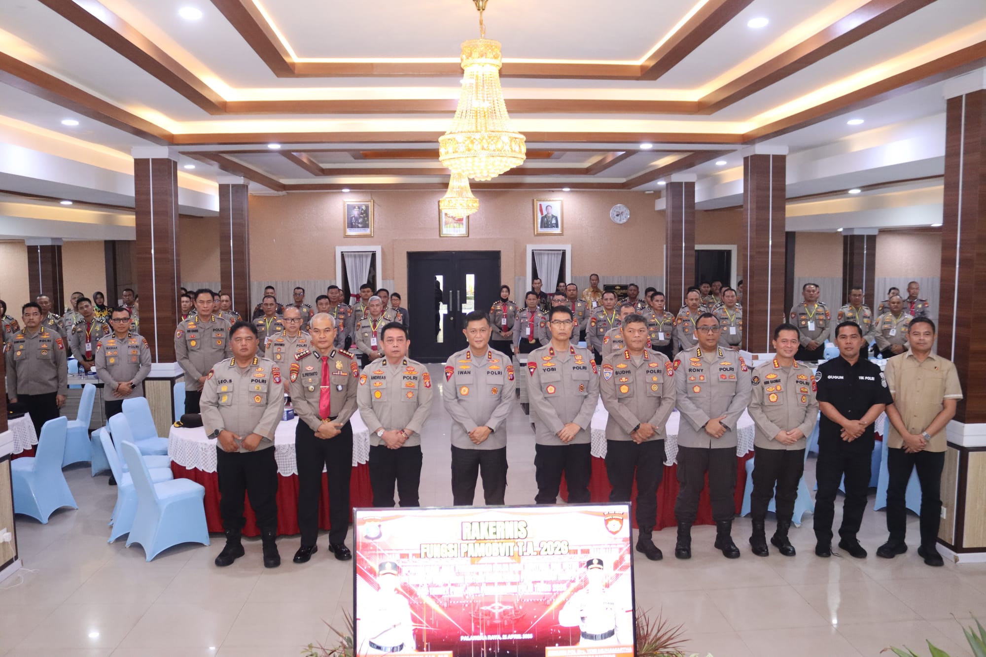 Kapolda Kalteng Soroti Profesionalisme Pengamanan dalam Rakernis Fungsi Pamobvit