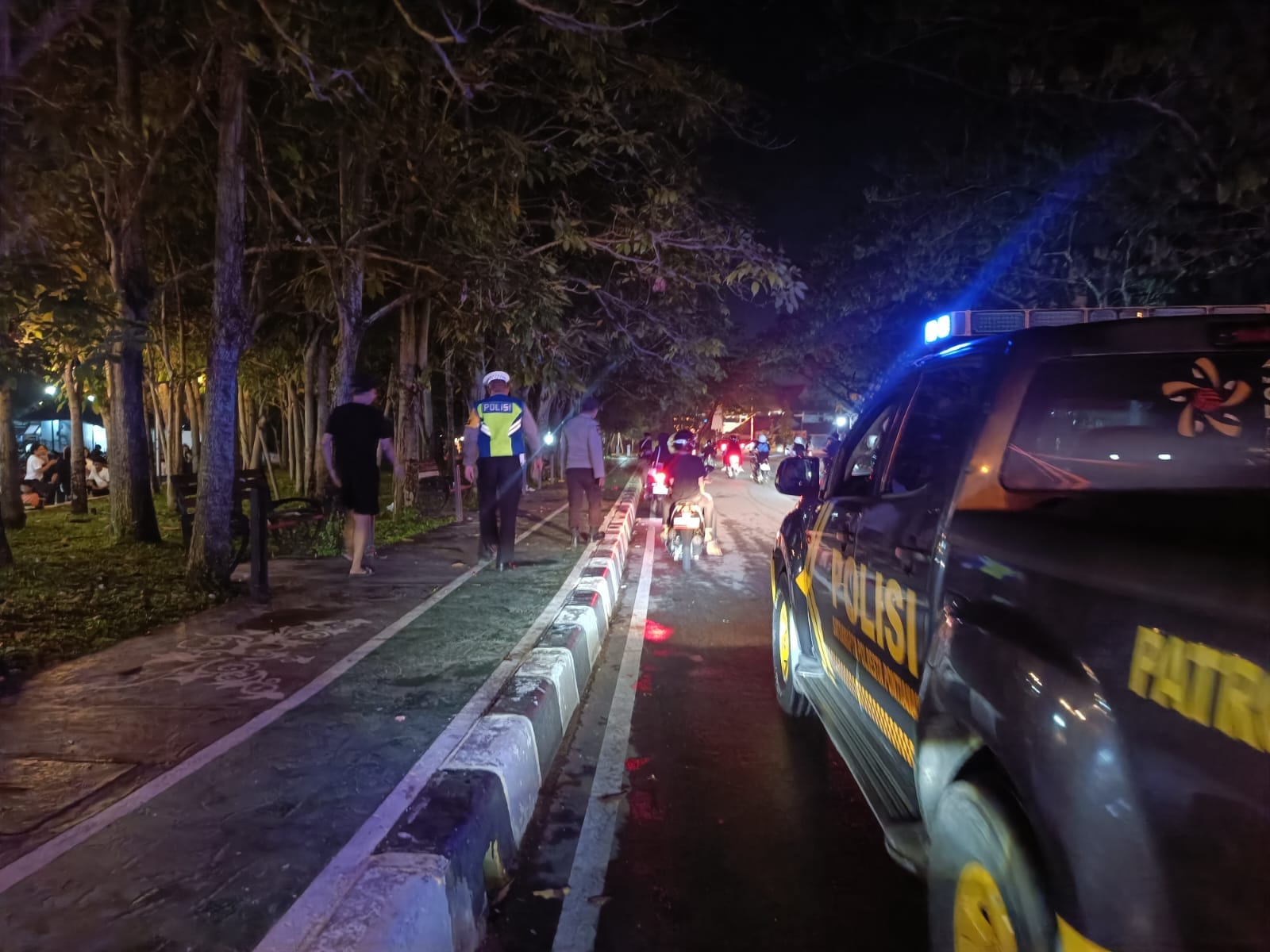 Tim Enggang Selatan Tindak Cepat Balap Liar, Pengendara Diberi Imbauan Humanis