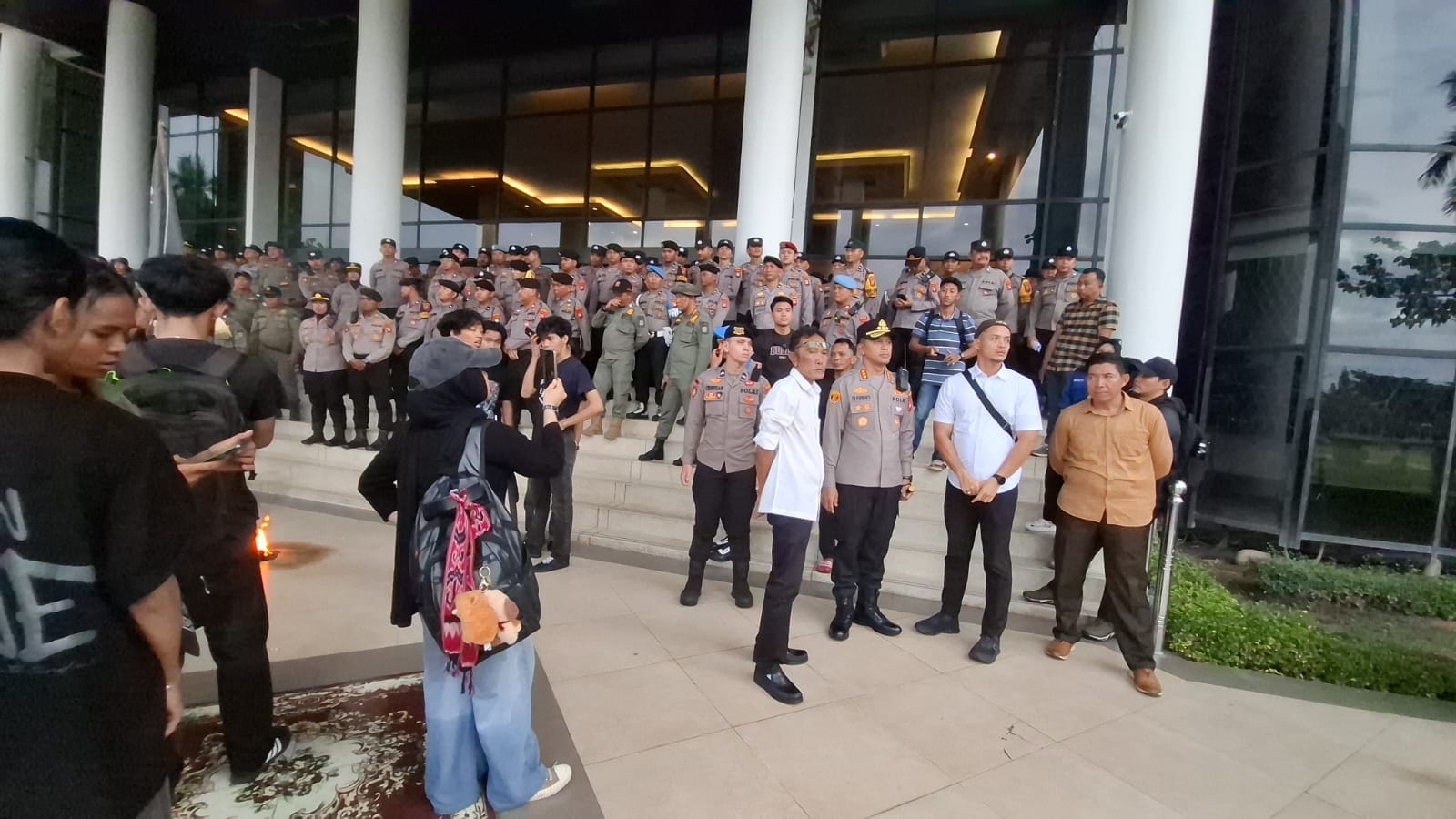 Polresta Pontianak Kawal Ketat Aksi Mahasiswa “Kalbar Darurat”, Situasi Tetap Kondusif