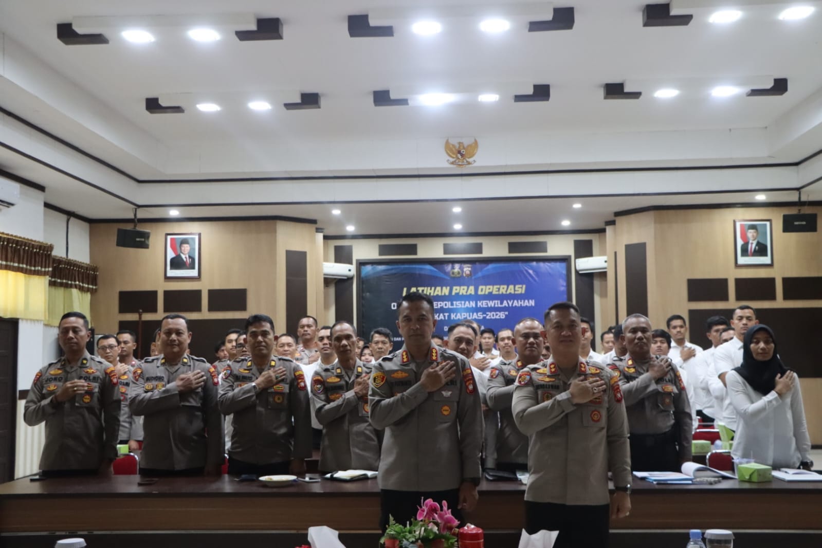 Jelang Operasi Pekat Kapuas 2026, Polresta Pontianak Perkuat Strategi melalui Latpraops