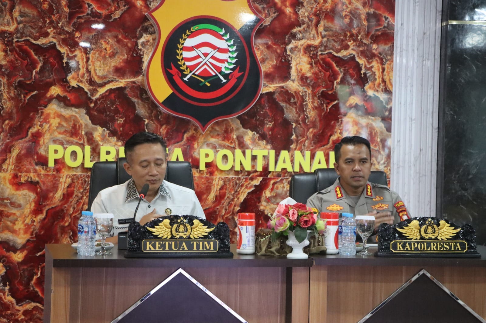 Polresta Pontianak Terima Kunjungan Sespim Lemdiklat Polri Bahas Kepemimpinan Digital