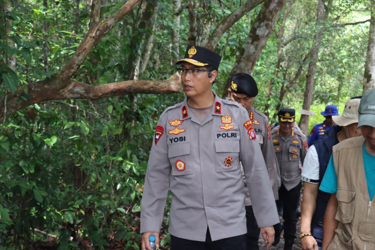 Tinjau TNTP Wakapolda Kalteng Perkuat Antisipasi Karhutla dan Pelestarian Konservasi