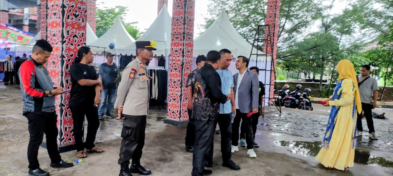 Pembukaan Pekan Raya Pontianak Berlangsung Aman, Polsek Pontianak Kota Lakukan Pengamanan