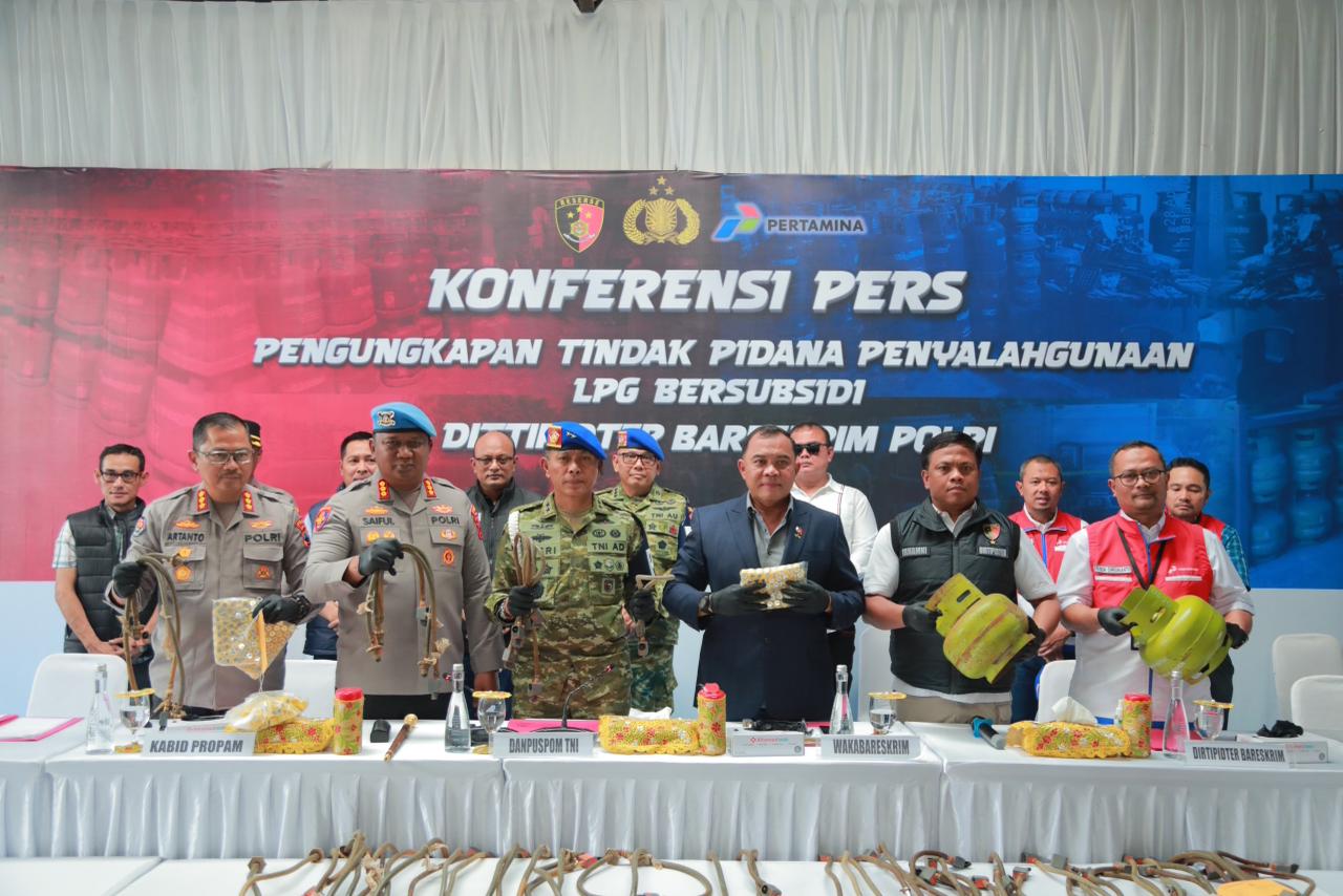 Bareskrim Polri Bongkar Penyalahgunaan LPG Subsidi di Klaten, Dua Tersangka Ditangkap
