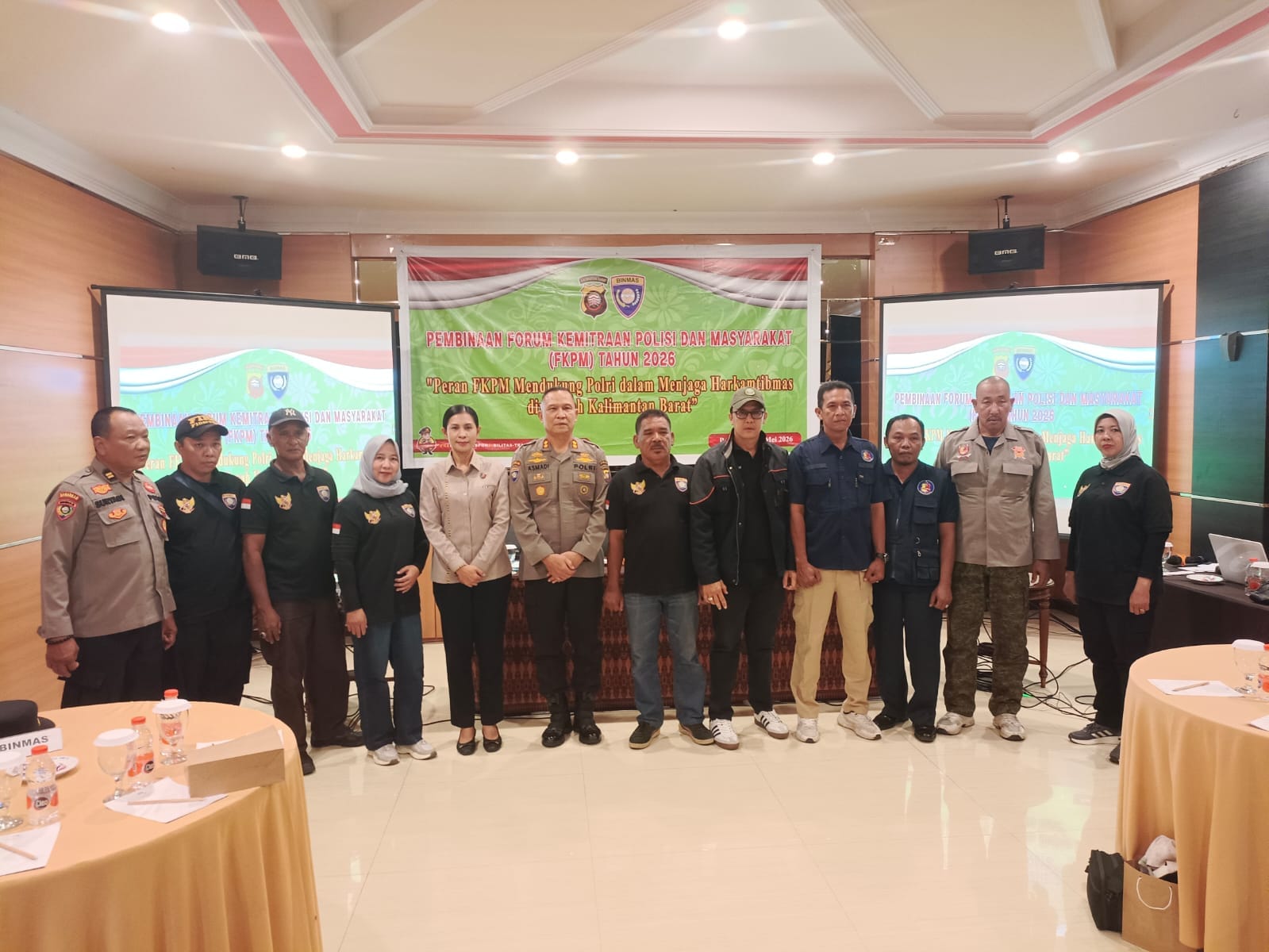 Sat Binmas Polresta Pontianak Ikuti Pembinaan FKPM Tahun 2026