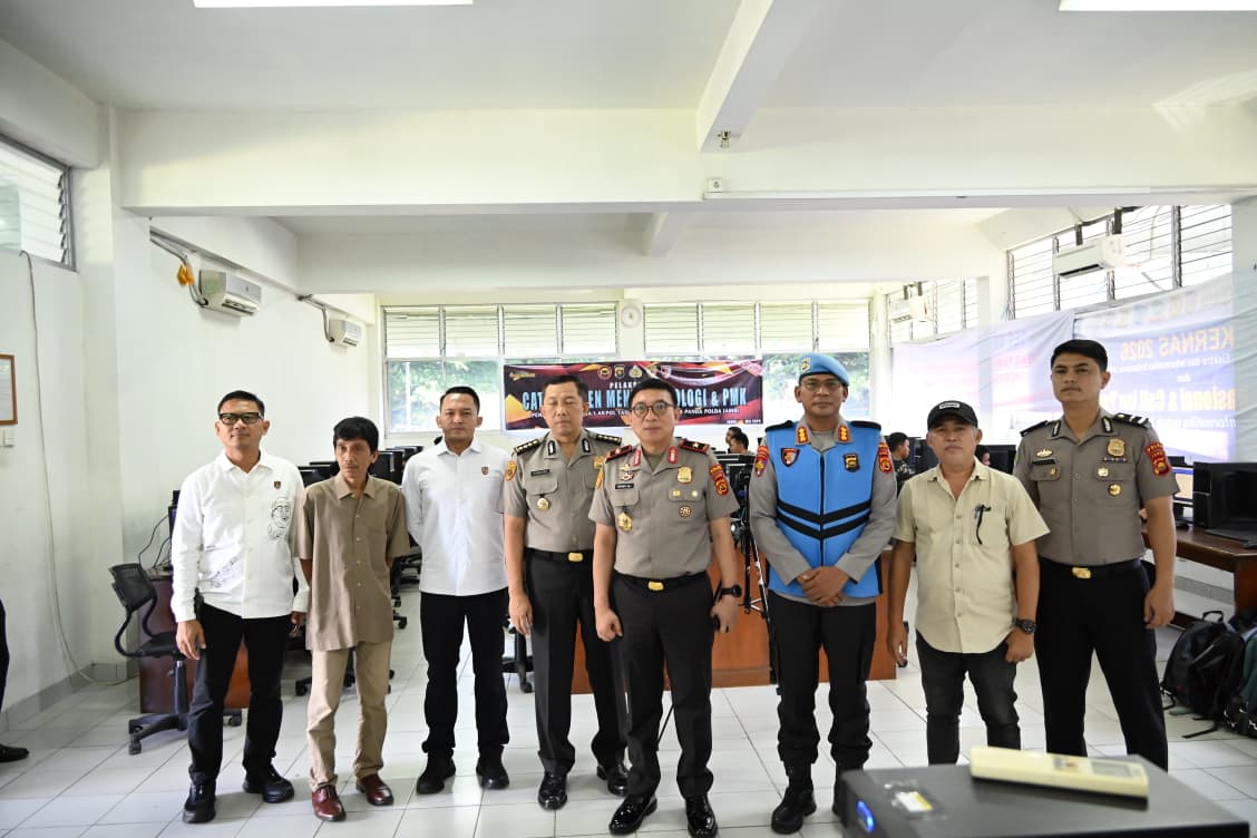 Pastikan Transparansi Seleksi, Wakapolda Jambi Pantau Pelaksanaan Tes CAT Calon Taruna Akpol di Unama