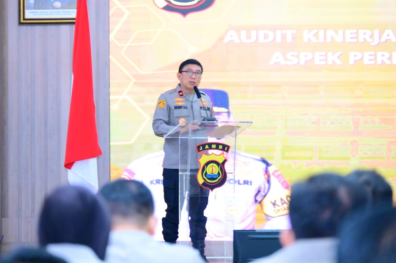 Perkuat Tata Kelola dan Pelayanan Publik, Polda Jambi Tutup Audit Kinerja 2026 dengan Taklimat Akhir