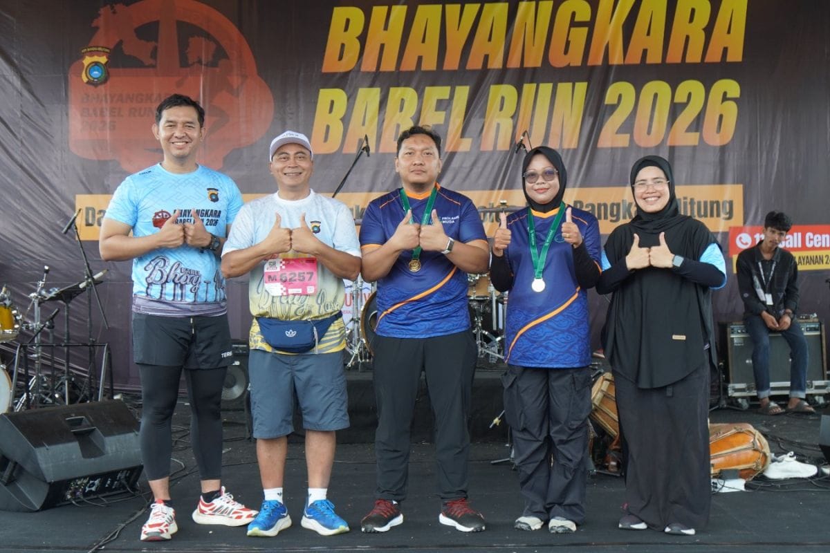 Polda Babel dan BPJS Kesehatan Bersinergi, Bhayangkara Babel Run 2026 Gaungkan Gaya Hidup Sehat