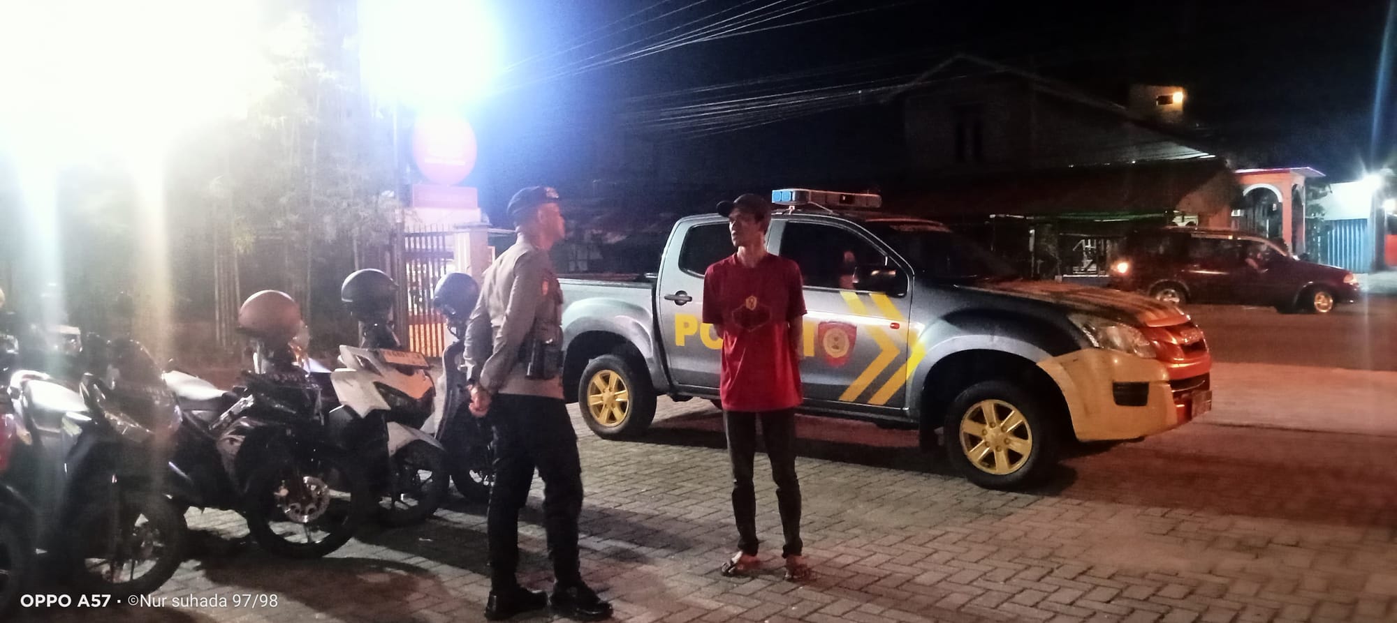 Jaga Kamtibmas, Polsek Pontianak Kota Rutin Laksanakan Patroli Malam