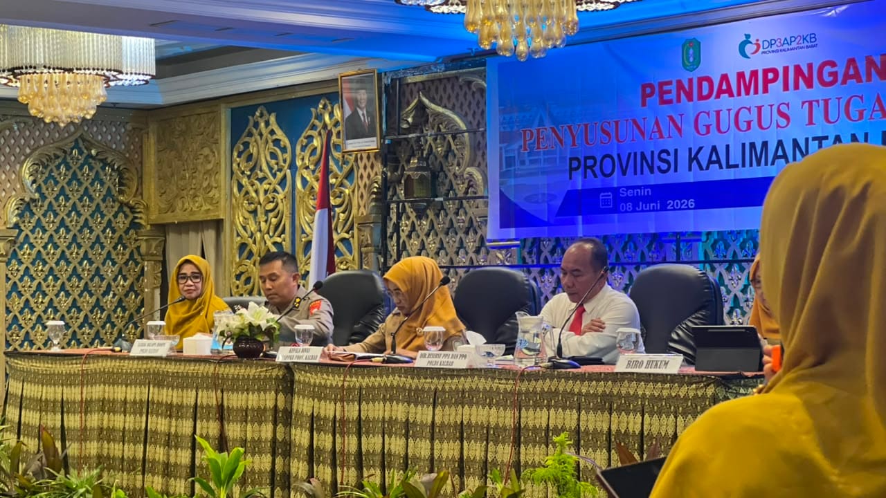 Dukung Pemberantasan TPPO, Polresta Pontianak Ikuti Penyusunan Gugus Tugas se-Kalimantan Barat
