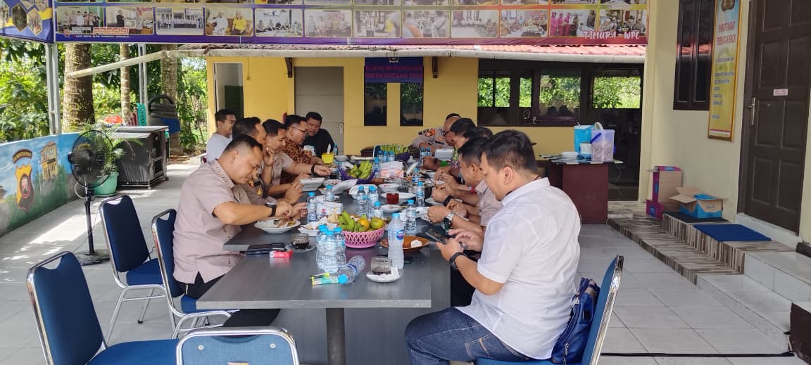 Polsek Pontianak Timur Terima Kunjungan Kepala BNNP Kalbar, Bahas Strategi Perang Melawan Narkoba