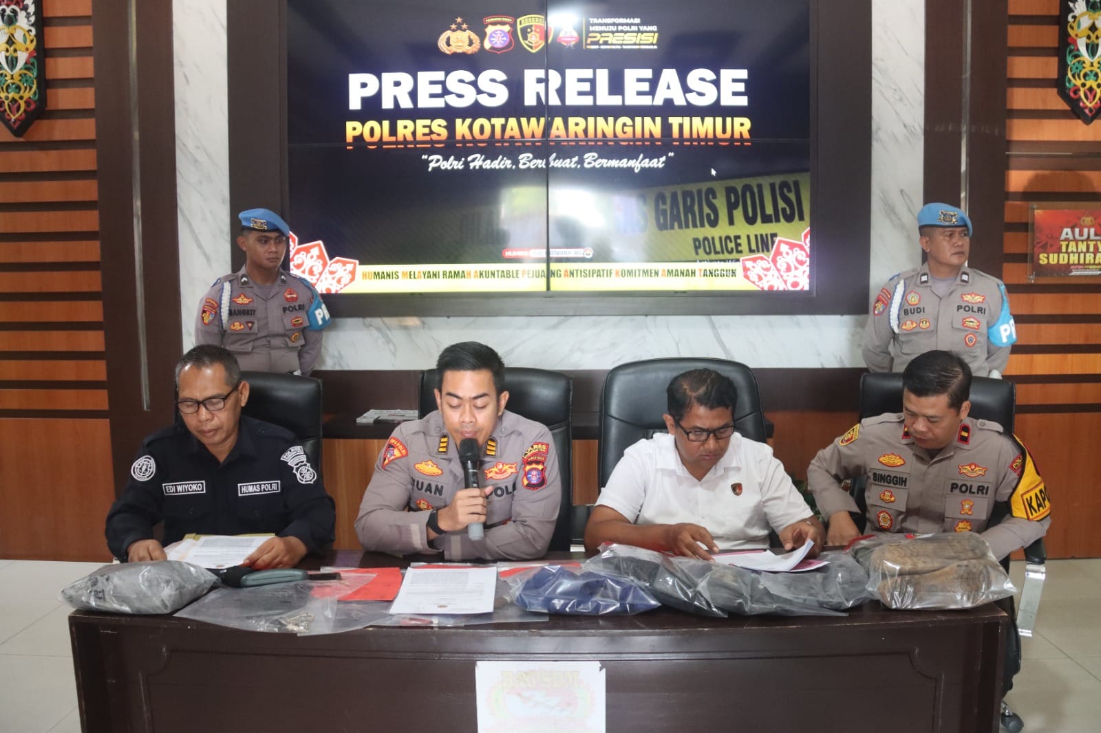 Kasus Pembunuhan di Mentaya Hulu Terungkap, Polres Kotim Lakukan Penindakan Cepat