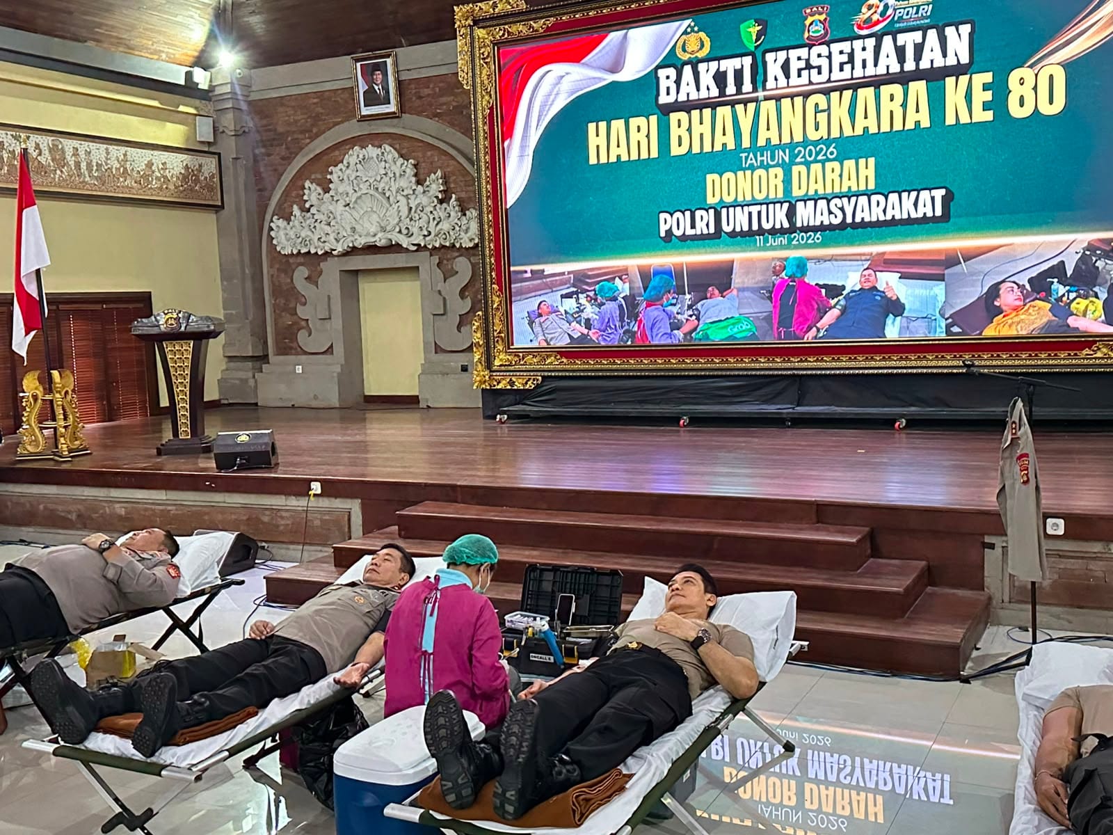 Biddokkes Polda Bali Ajak Masyarakat Berdonor Darah dalam Rangkaian HUT Bhayangkara ke-80
