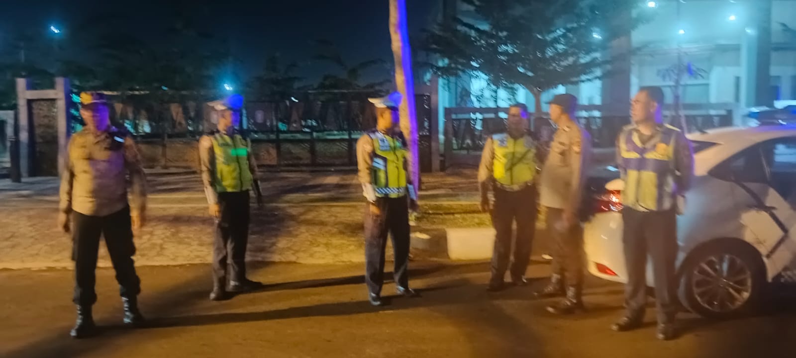 Polsek Pontianak Selatan dan Satlantas Polresta Perkuat Patroli Malam, Wujudkan Situasi Aman dan Kondusif