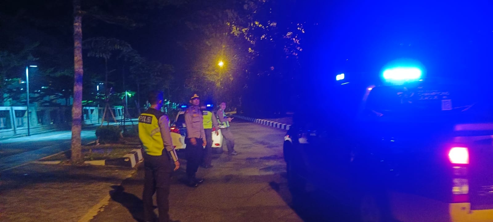 Respon Cepat Aduan Warga, Polsek Pontianak Selatan dan Satlantas Polresta Gelar Patroli Antisipasi Balap Liar