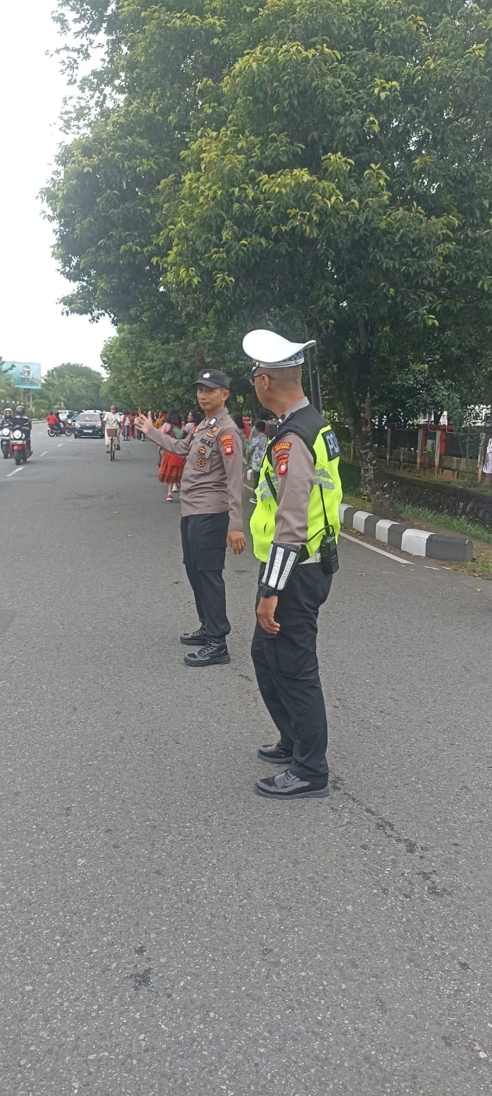 Jaga Kerukunan dan Kenyamanan Beribadah, Polsek Pontianak Selatan Amankan Peresmian HKBP Distrik 33