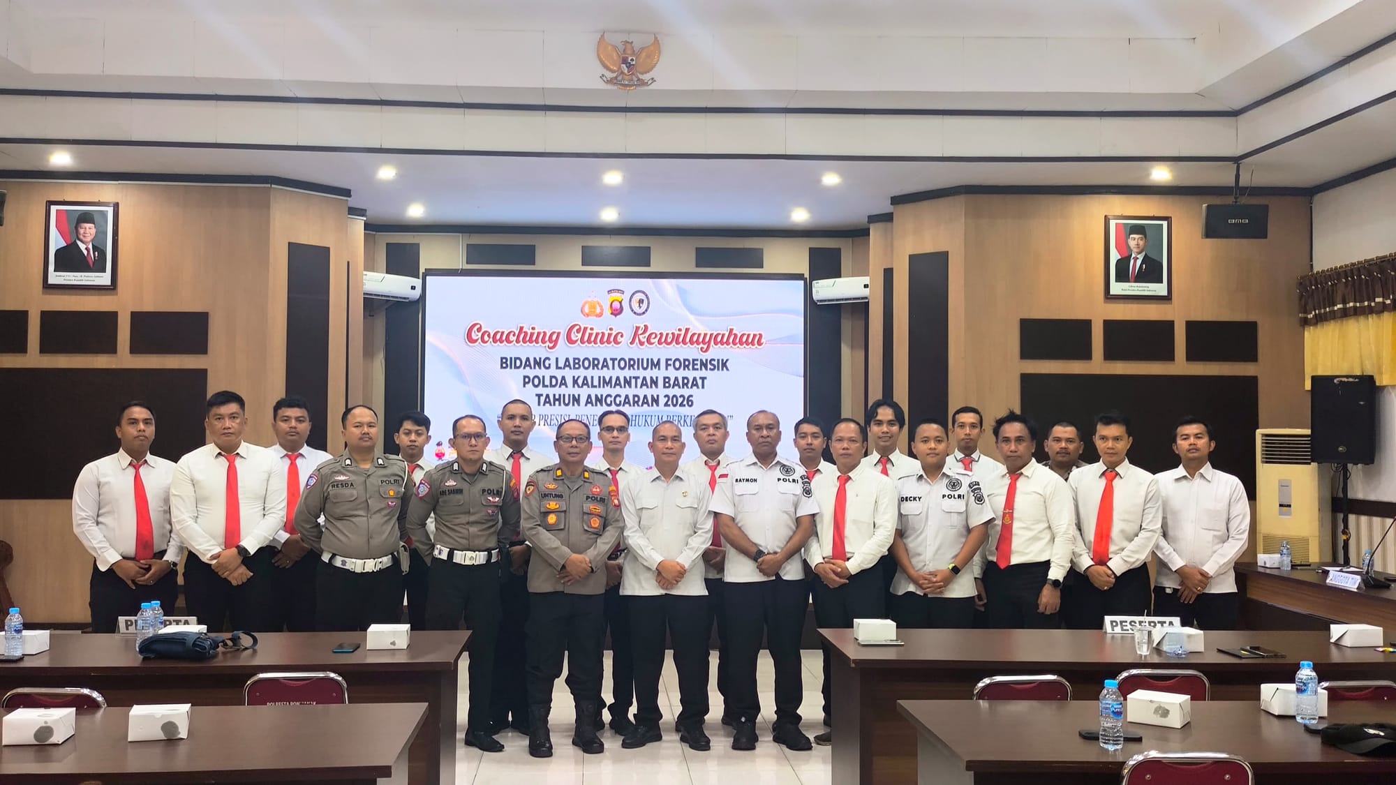 Bag SDM Polresta Pontianak Gelar Coaching Clinic Fungsi Teknis Labfor TA 2026 untuk Tingkatkan Kompetensi Personel