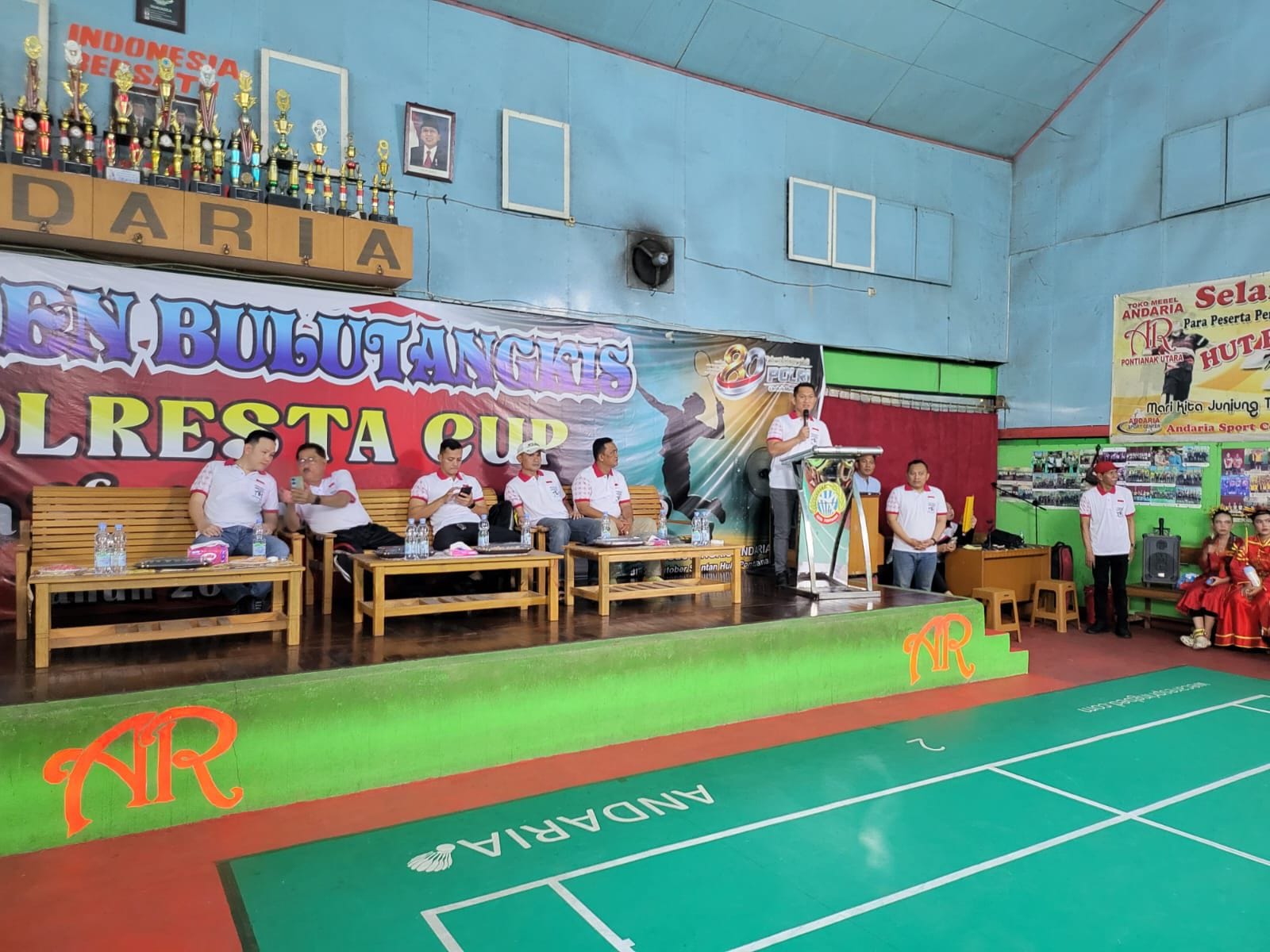 Meriahkan HUT Bhayangkara ke-80, Kapolresta Pontianak Buka Kejuaraan Badminton Kapolresta Cup