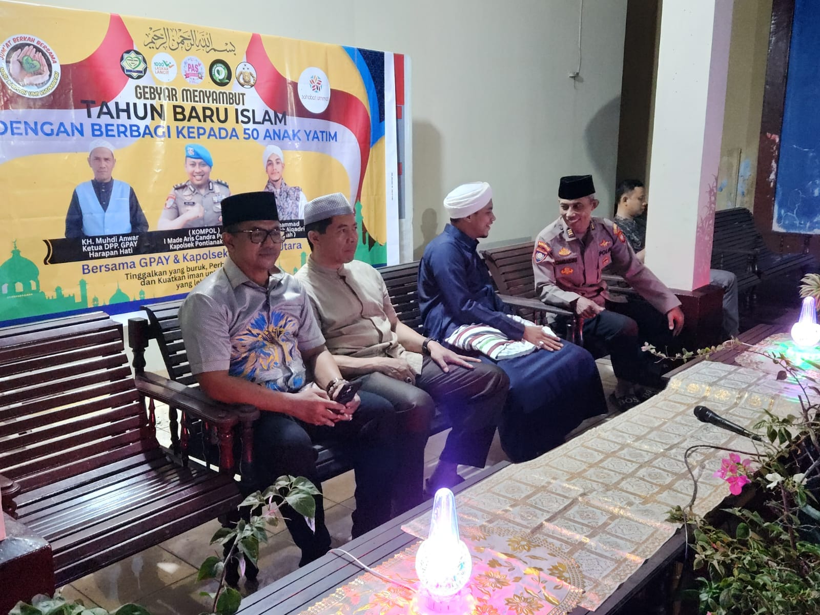 Sambut HUT Bhayangkara ke-80, Polsek Pontianak Utara Gelar Doa Bersama Anak Yatim