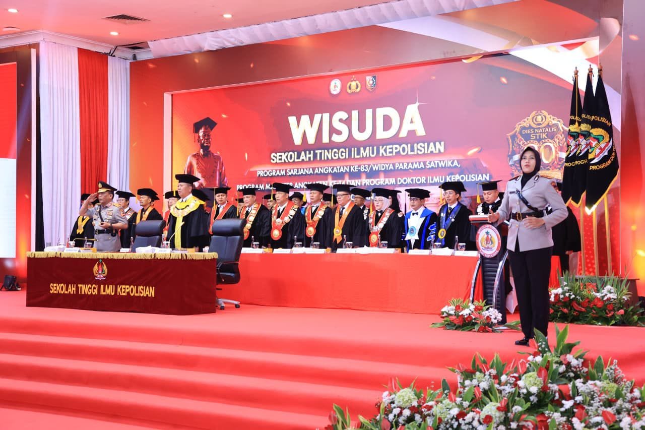 Lahirkan Pemimpin Polri Masa Depan, STIK Wisuda 289 Lulusan S1, S2, dan Doktor Ilmu Kepolisian