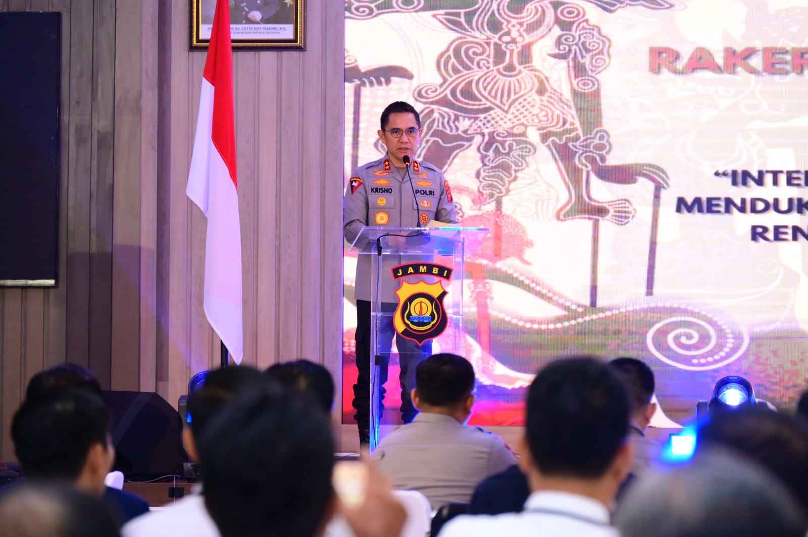 Kapolda Jambi Buka Rakernis Intelkam 2026, Tekankan Pentingnya Deteksi Dini dan Sinergi