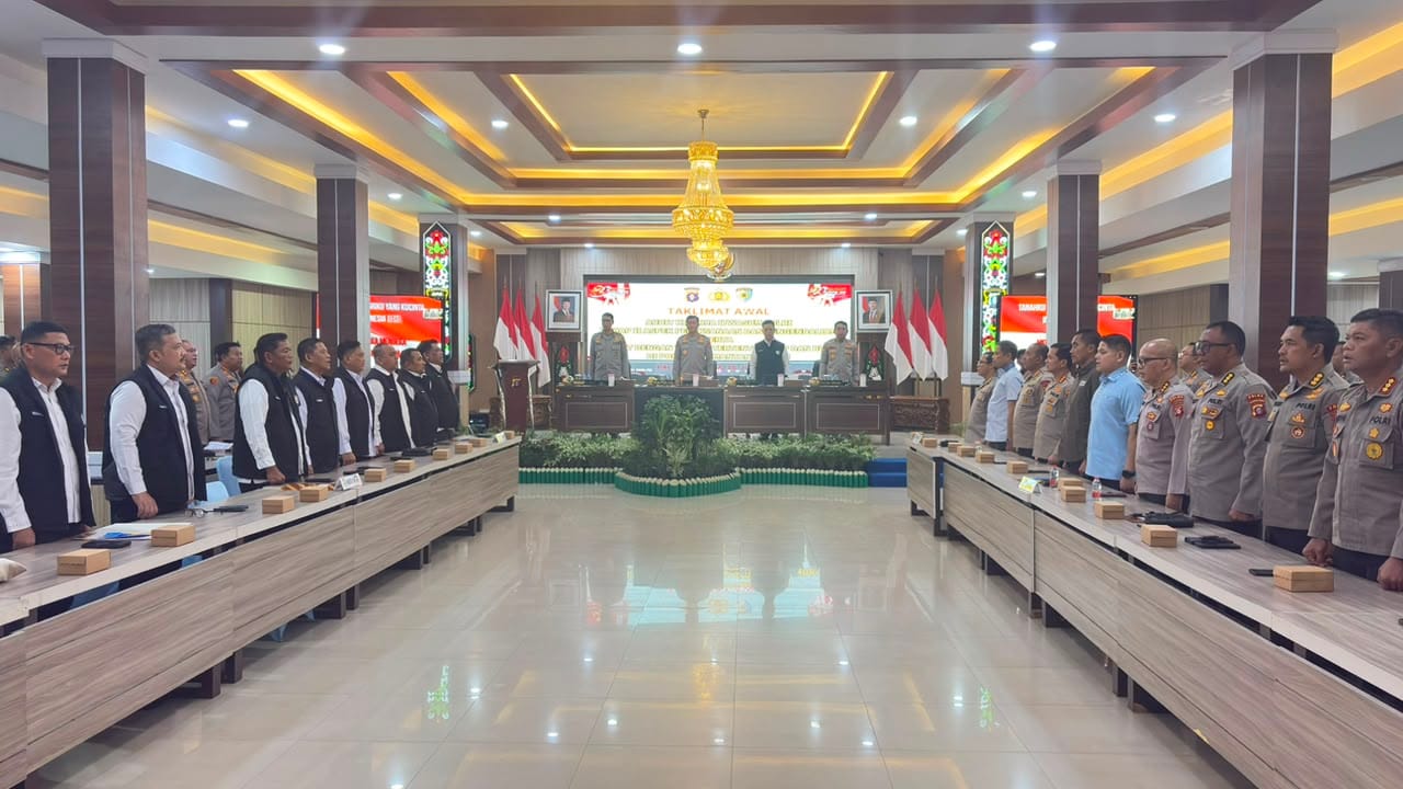 Tingkatkan Transparansi dan Akuntabilitas, Polda Kalteng Gelar Taklimat Awal Audit Kinerja Tahap II Itwasum Polri