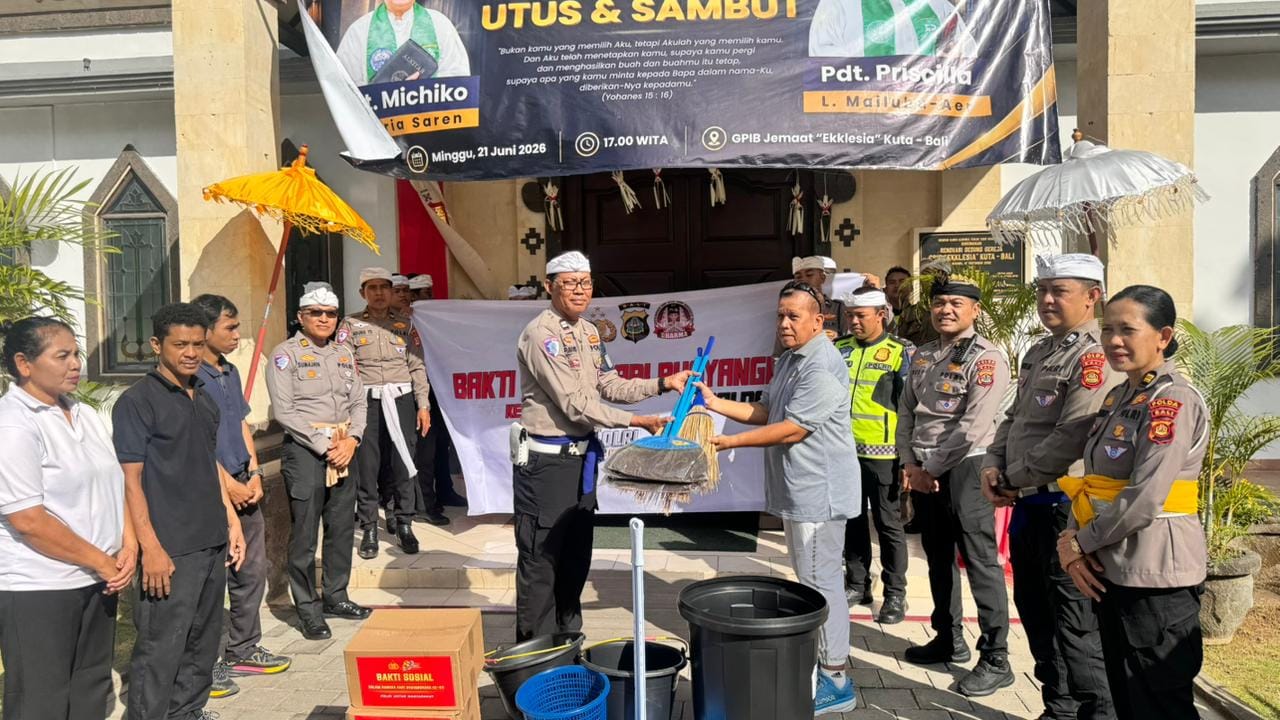 Sambut Hari Bhayangkara ke-80, Polda Bali Tebar Kepedulian Lintas Iman Lewat Aksi Bakti Religi dan Bantuan Sosial