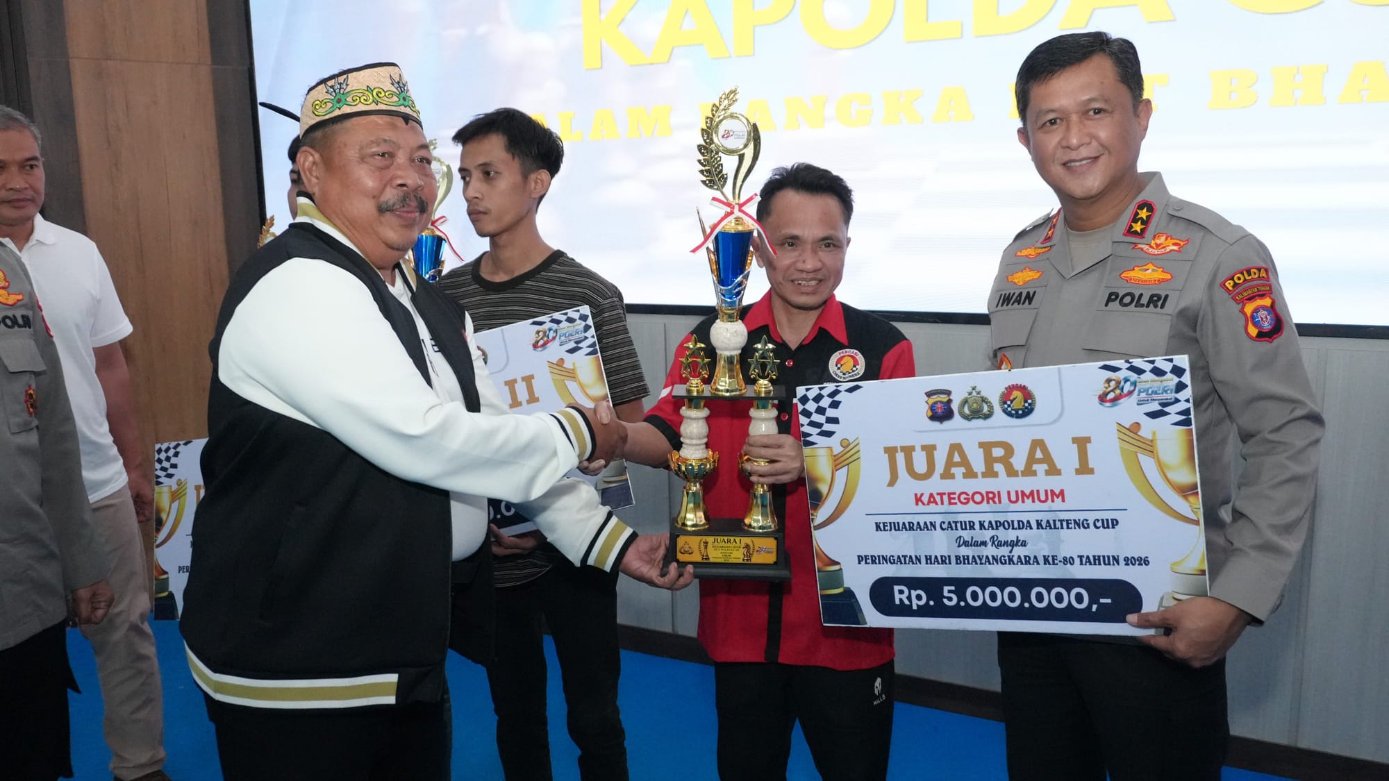 Berlangsung Meriah, Kejuaraan Catur Kapolda Kalteng Cup 2026 Lahirkan 6 Pecatur Berprestasi