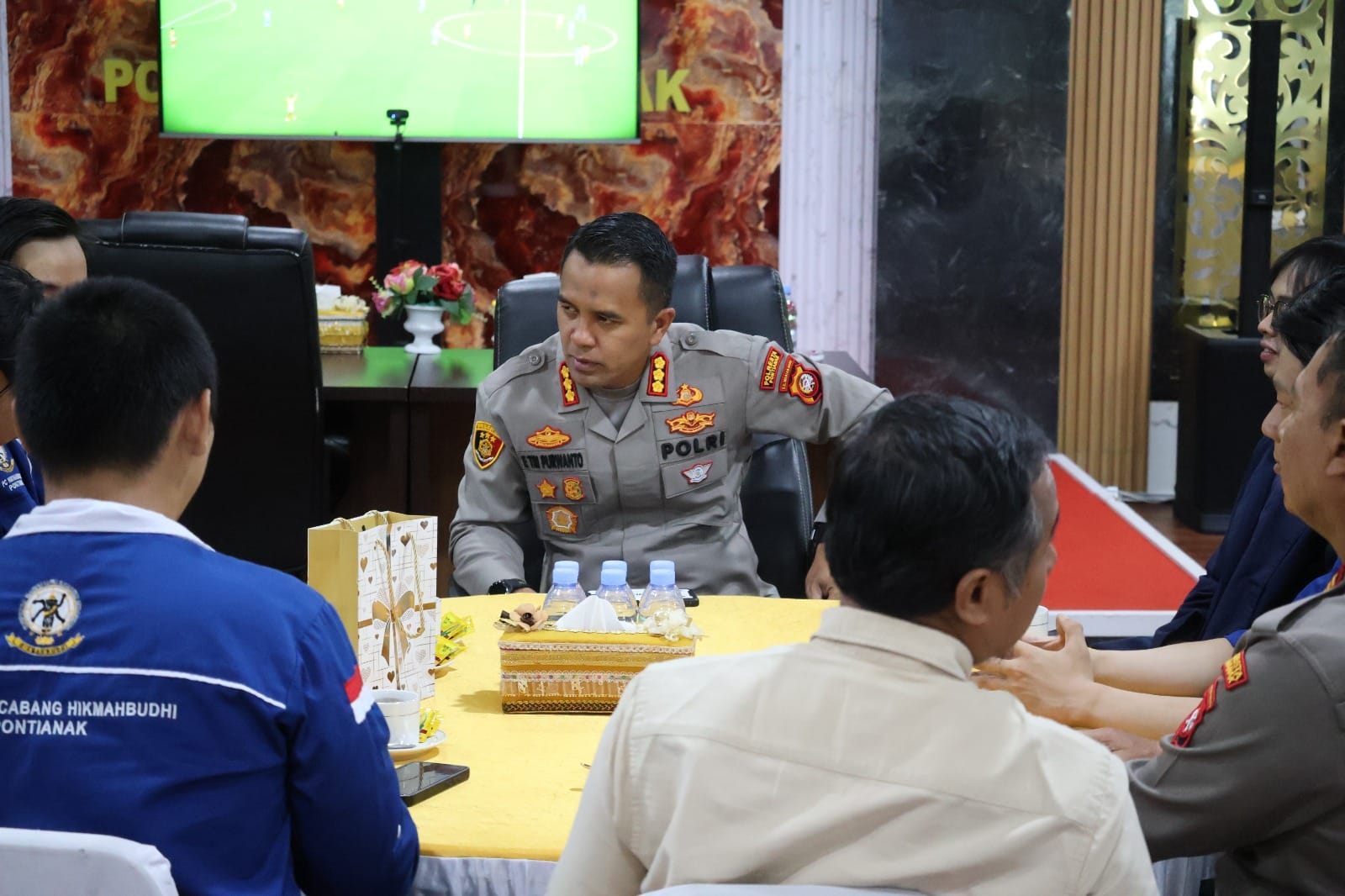 Audiensi Bersama HIKMAHBUDHI, Kapolresta Pontianak Dorong Sinergi dalam Menjaga Kerukunan dan Kamtibmas