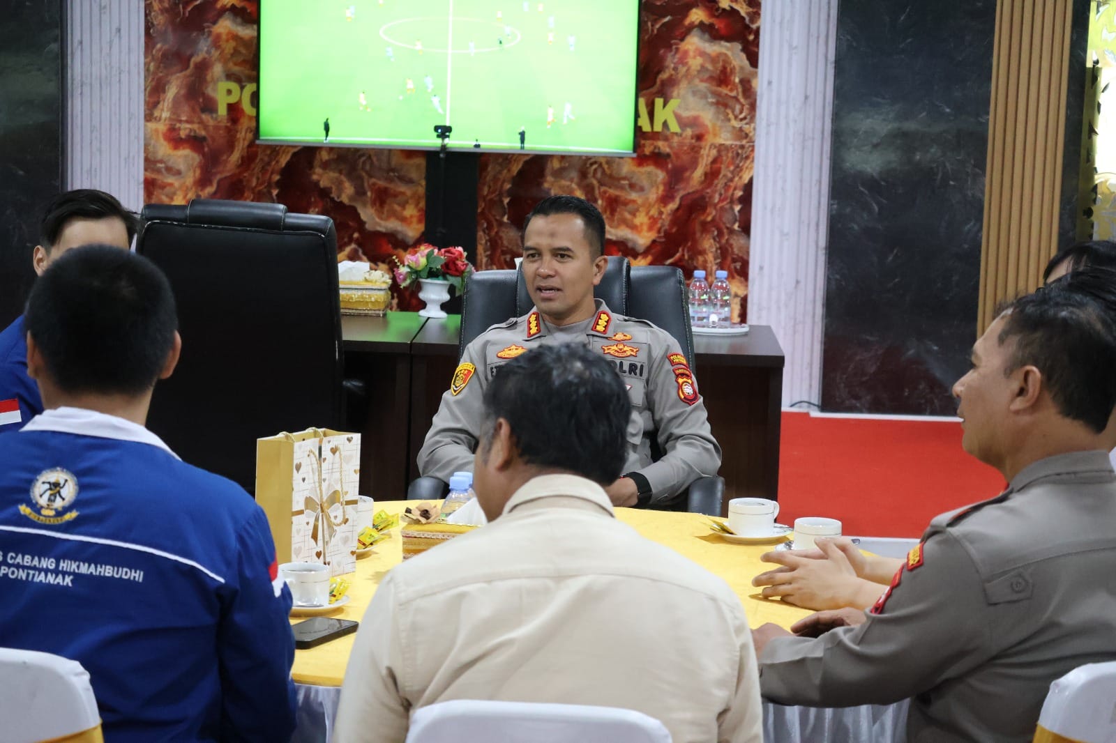 Kapolresta Pontianak Terima Audiensi HIKMAHBUDHI Cabang Pontianak, Perkuat Silaturahmi dan Sinergitas