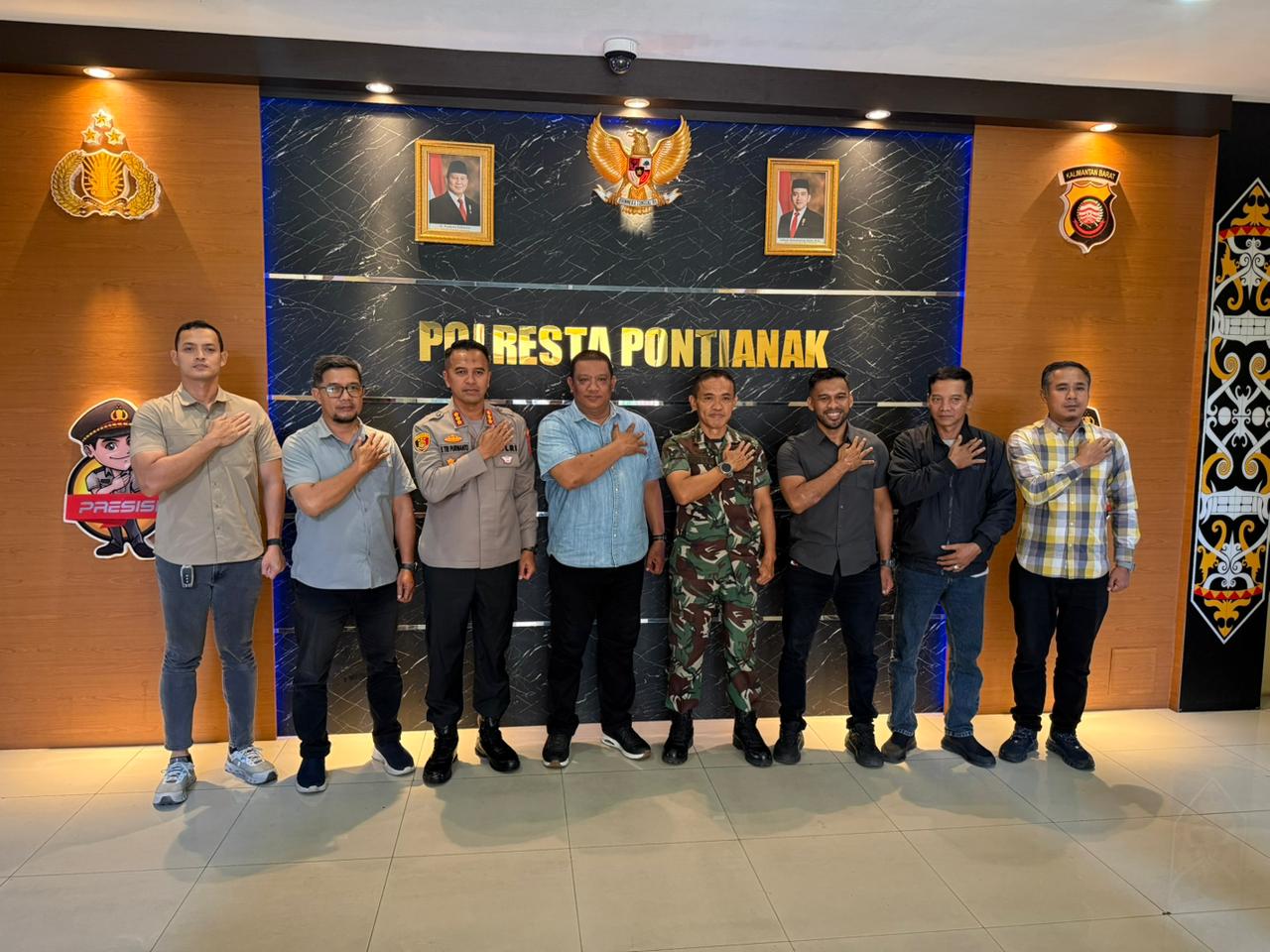 Kapolresta Pontianak terima audiensi pengurus kota IPSI Pontianak