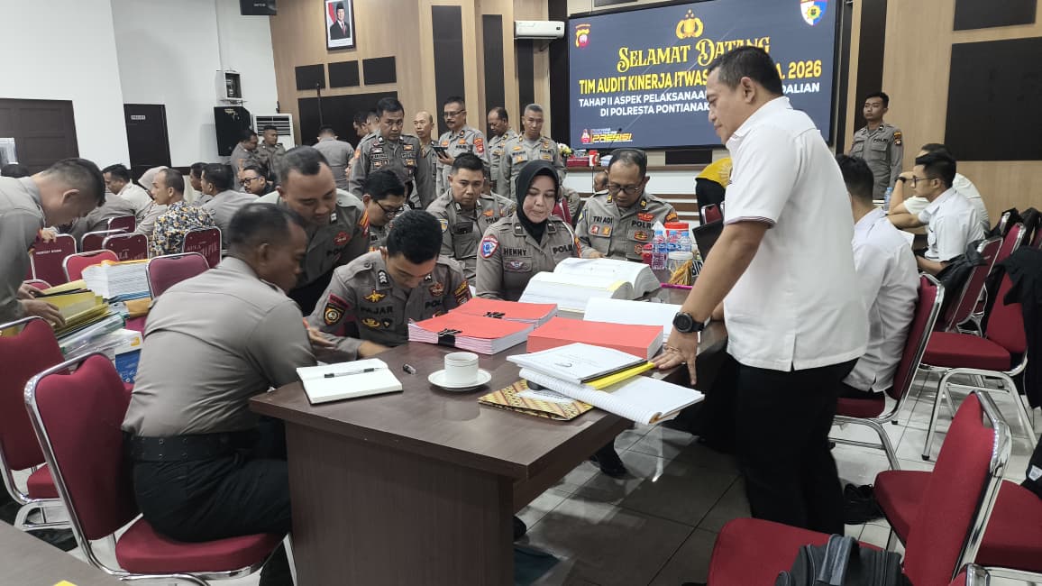 Polresta Pontianak Siap Tingkatkan Profesionalisme melalui Audit Kinerja Itwasum Polri Tahap II