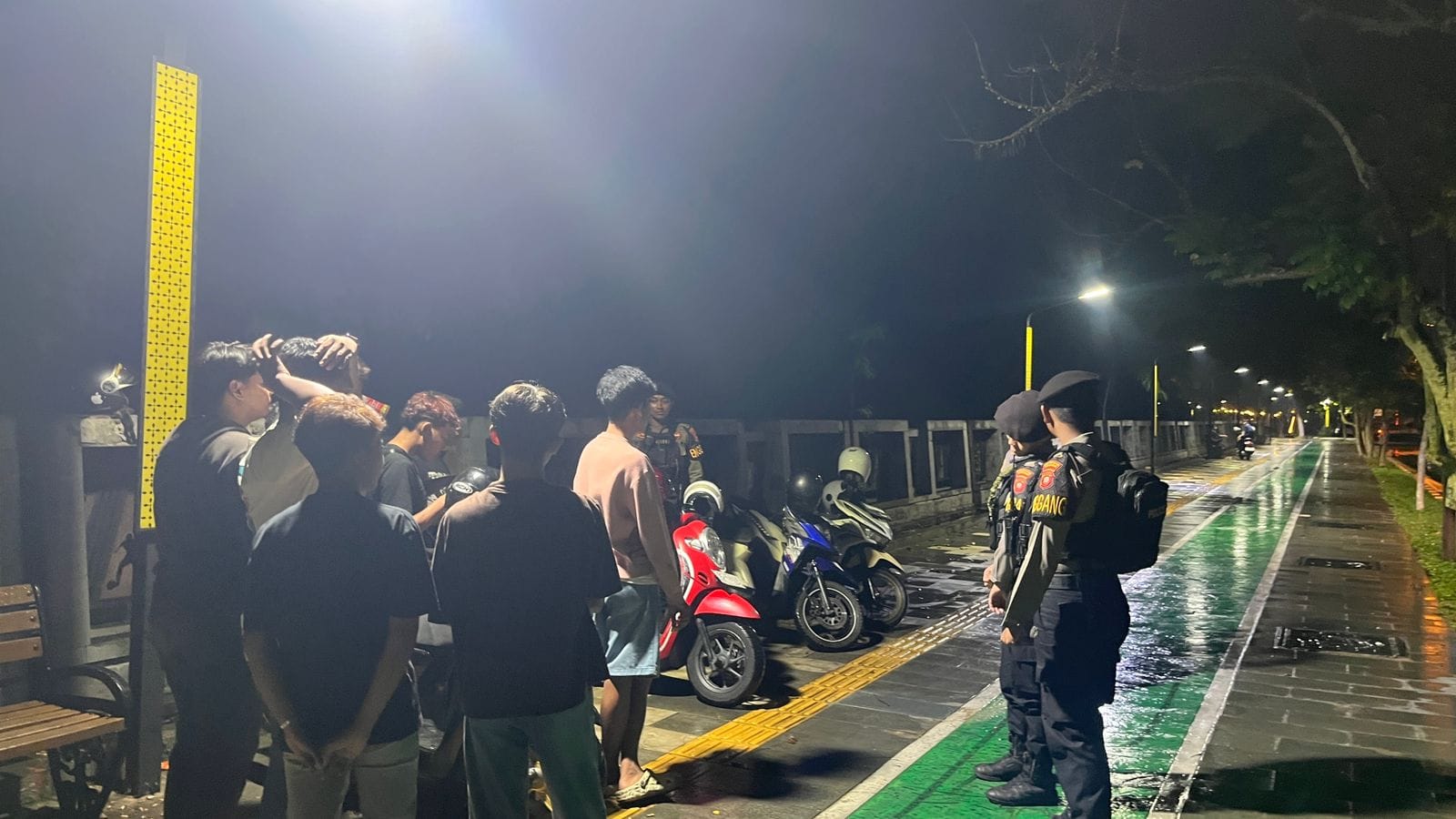Polresta Pontianak Intensifkan Patroli Skala Besar Demi Ciptakan Malam Minggu yang Aman dan Kondusif