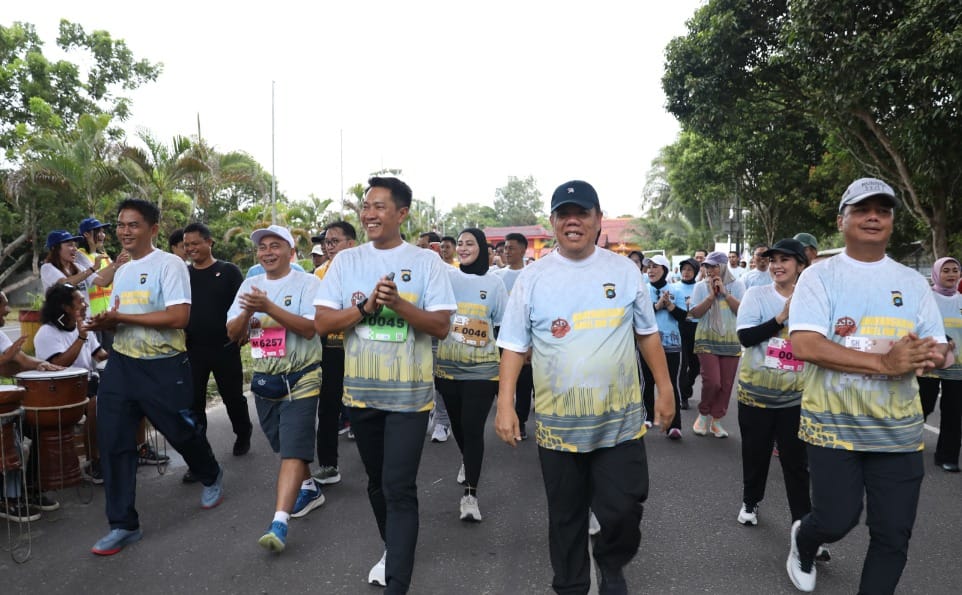 Meriah dan Penuh Semangat, Bhayangkara Babel Run 2026 Jadi Pesta Olahraga Masyarakat Babel