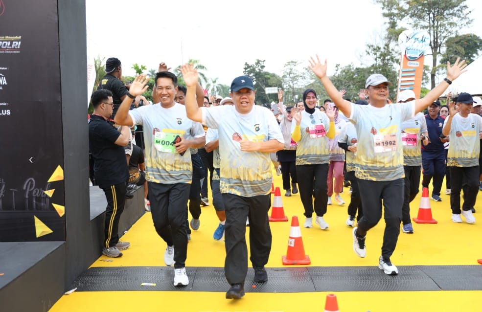Semarak Hari Bhayangkara ke-80, Bhayangkara Babel Run 2026 Sukses Satukan Ribuan Pelari