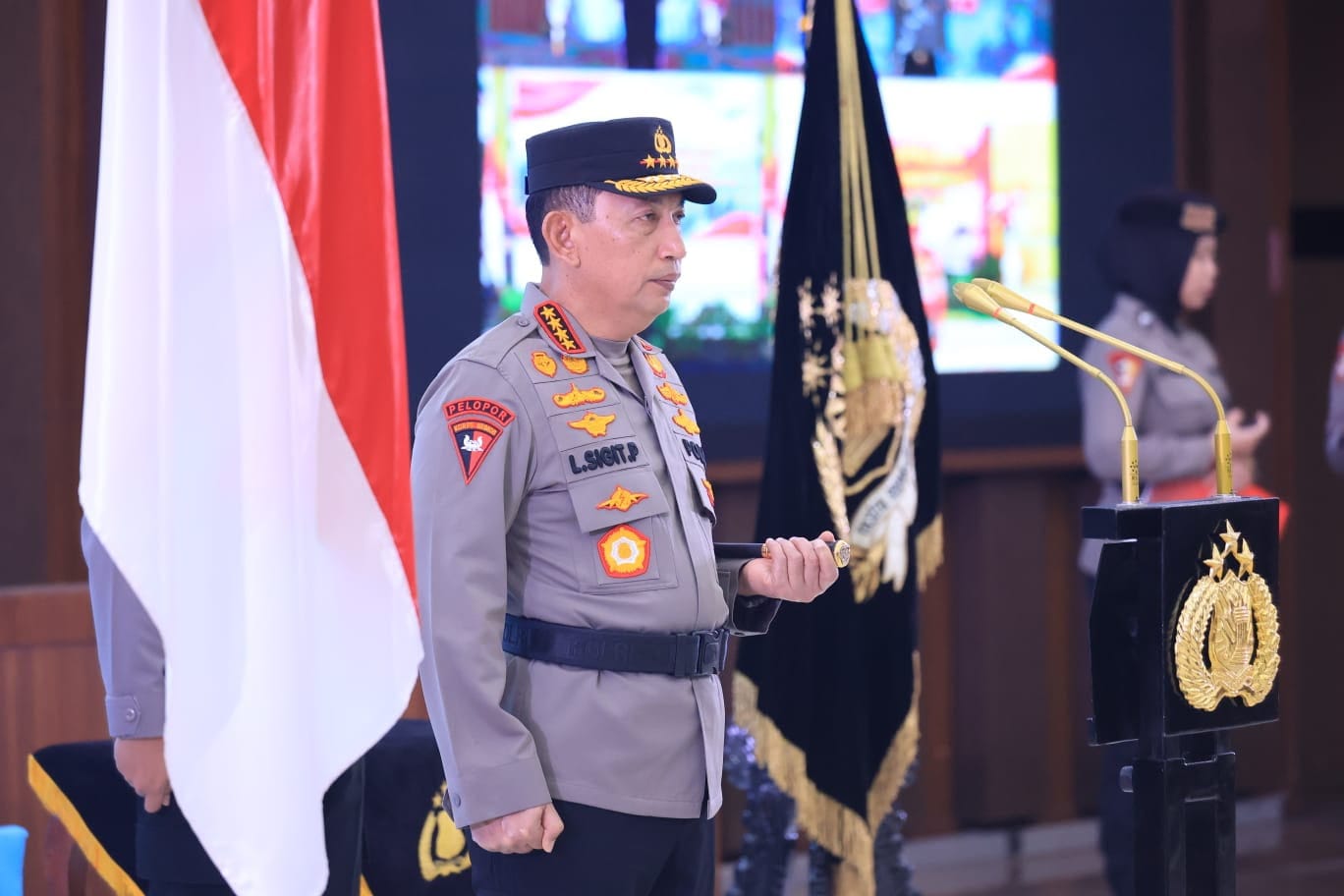 Sebanyak 87 Perwira Tinggi Polri Terima Kenaikan Pangkat, Empat Di Antaranya Raih Bintang Tiga