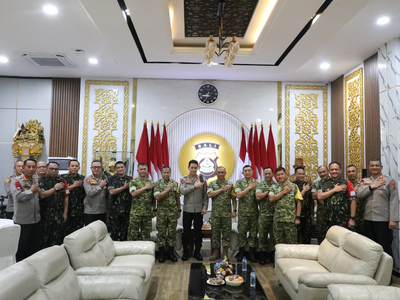 Perkuat Sinergi dan Kajian Strategis, Polda Bali Terima Audiensi Pasis Polri Sesko TNI