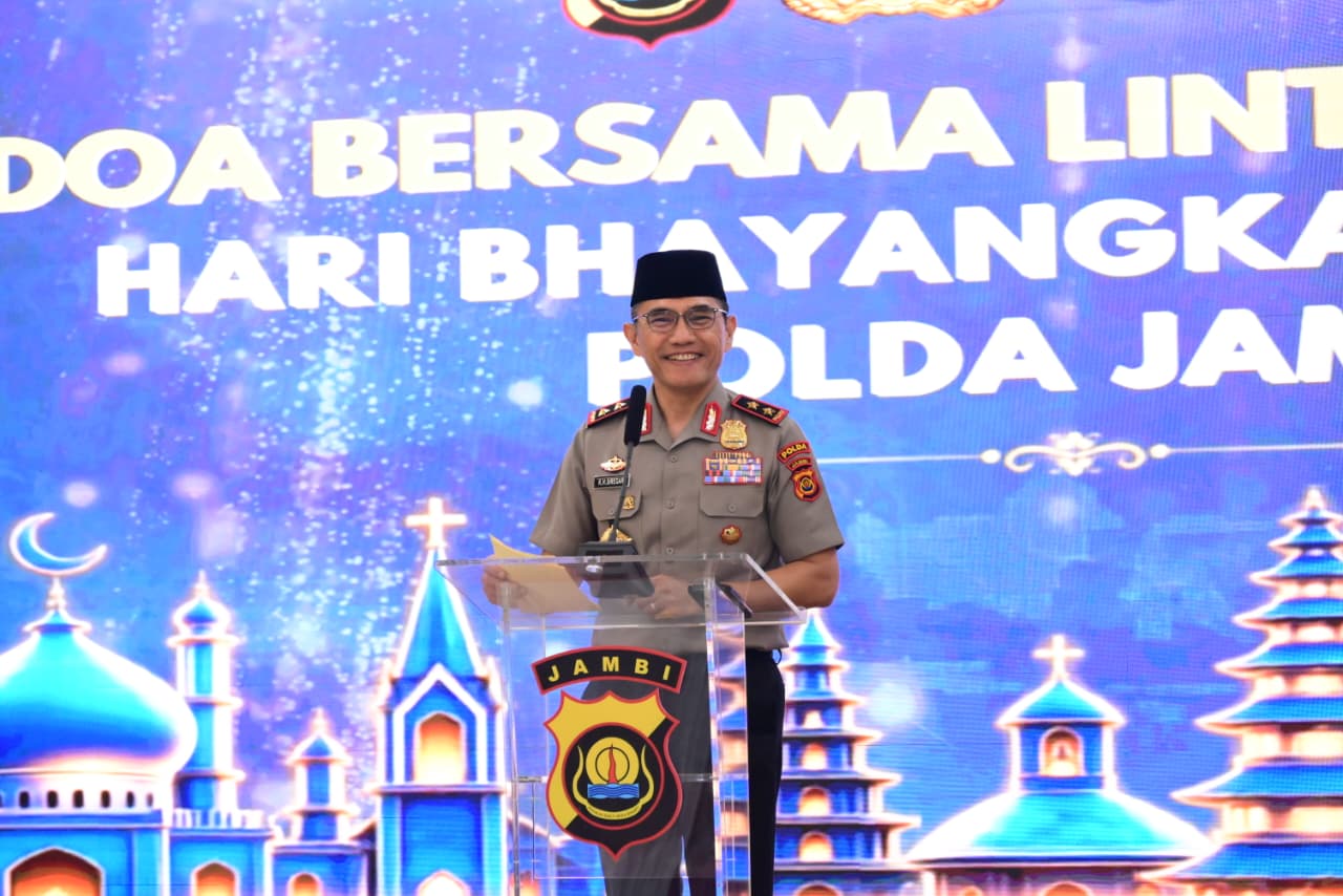 Semarak Hari Bhayangkara ke-80, Polda Jambi Satukan Tokoh Lintas Agama dalam Doa Bersama