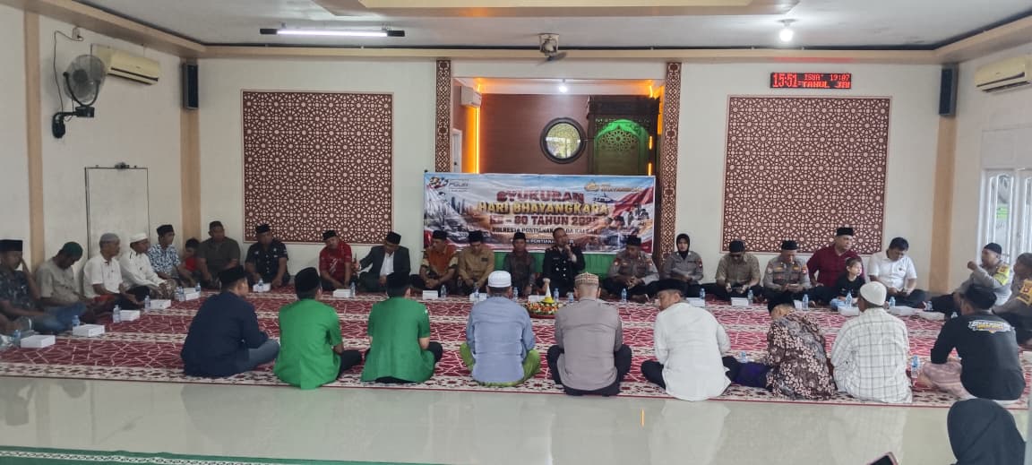 Kapolsek Pontianak Timur Gelar Syukuran dan Doa Bersama Peringati HUT Bhayangkara ke-80