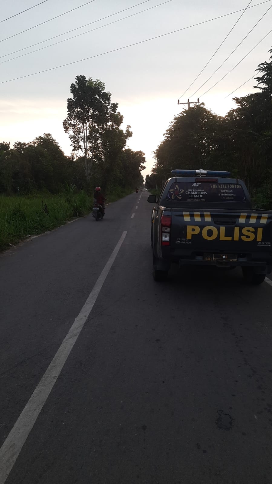 Polsek Pontianak Utara Tingkatkan Patroli, Balap Liar di Jalan Sungai Selamat Dalam Berhasil Ditertibkan