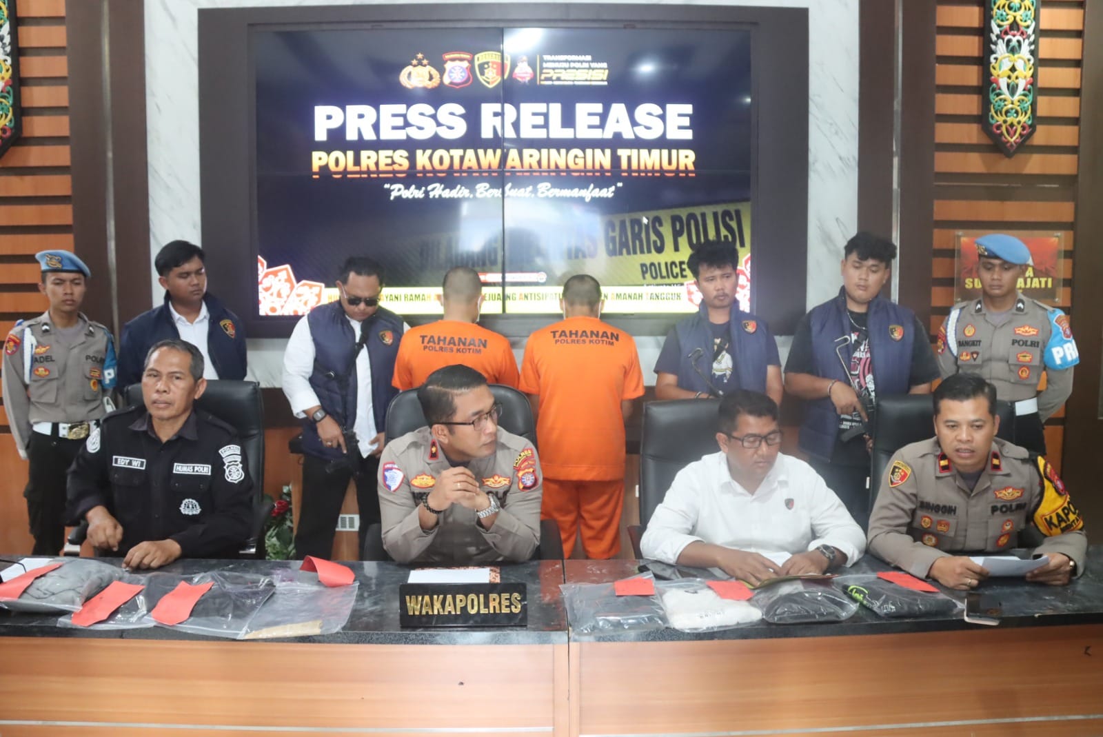 Polres Kotim Berhasil Ungkap Kasus Pembunuhan dan Pengeroyokan di Mentaya Hulu, Dua Pelaku Ditangkap