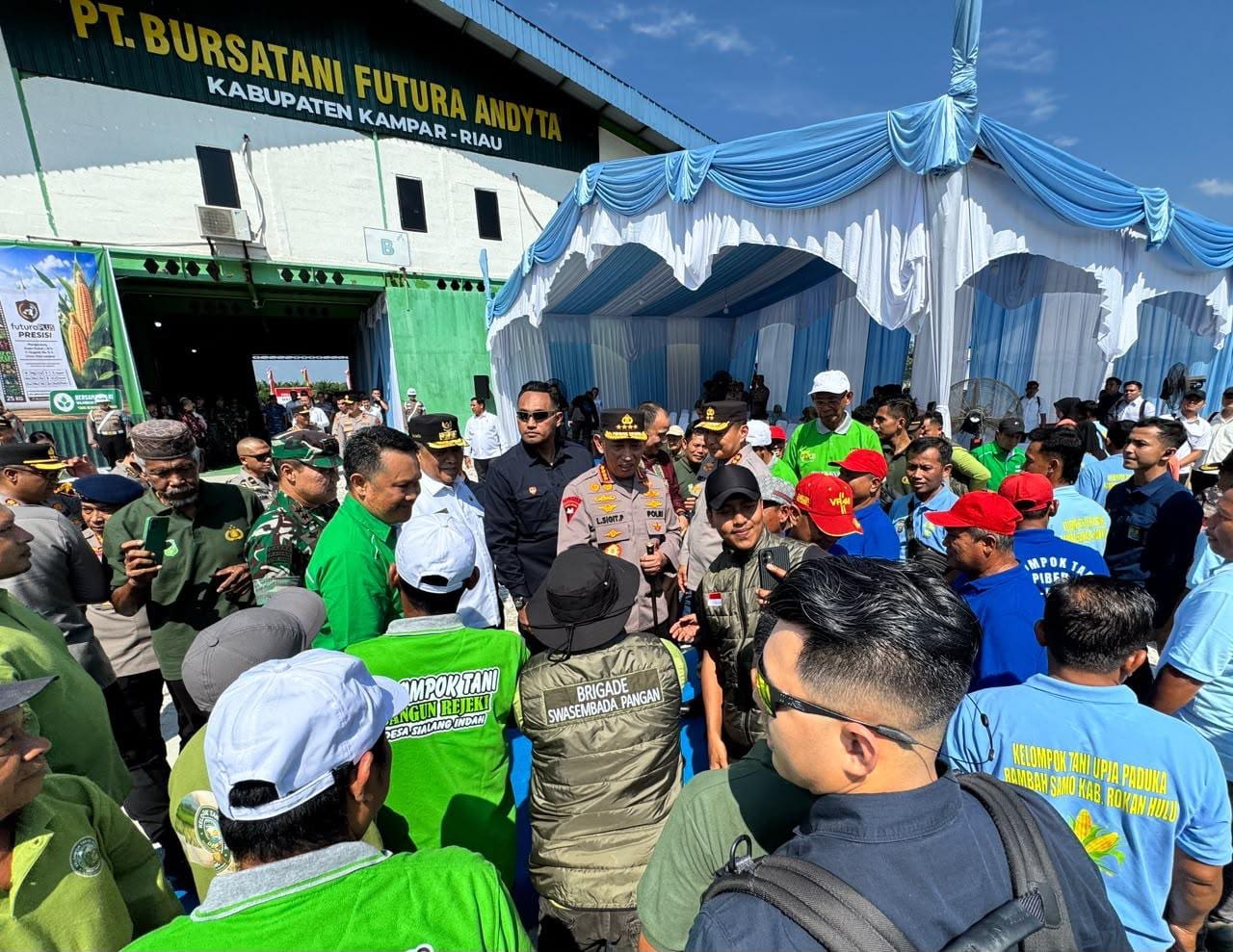 Kapolri Apresiasi Inovasi Pupuk Batu Bara di Kampar, Siap Menembus Pasar Global