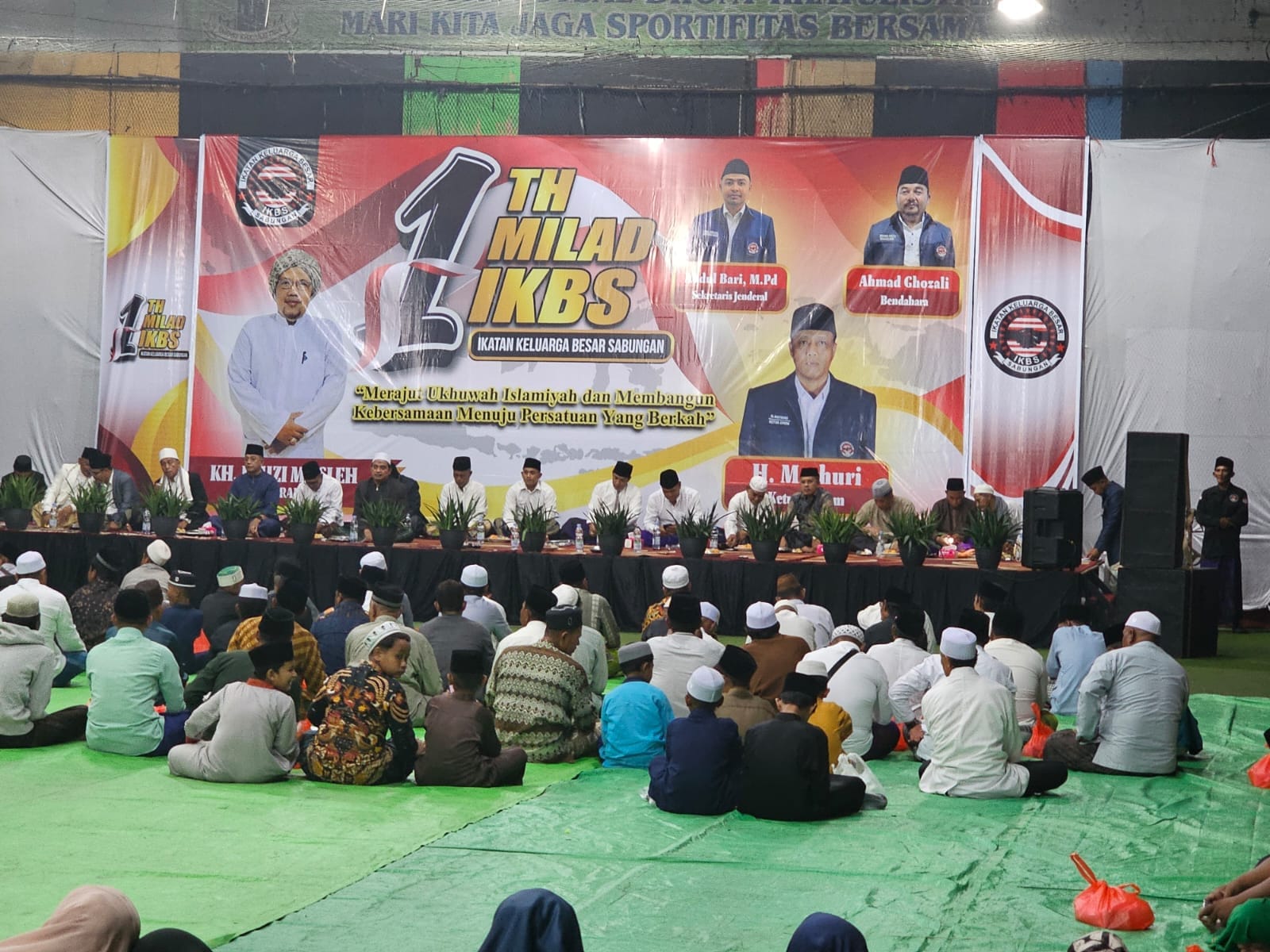 Personel Polsek Pontianak Utara Amankan Perayaan Milad Ke-1 IKBS