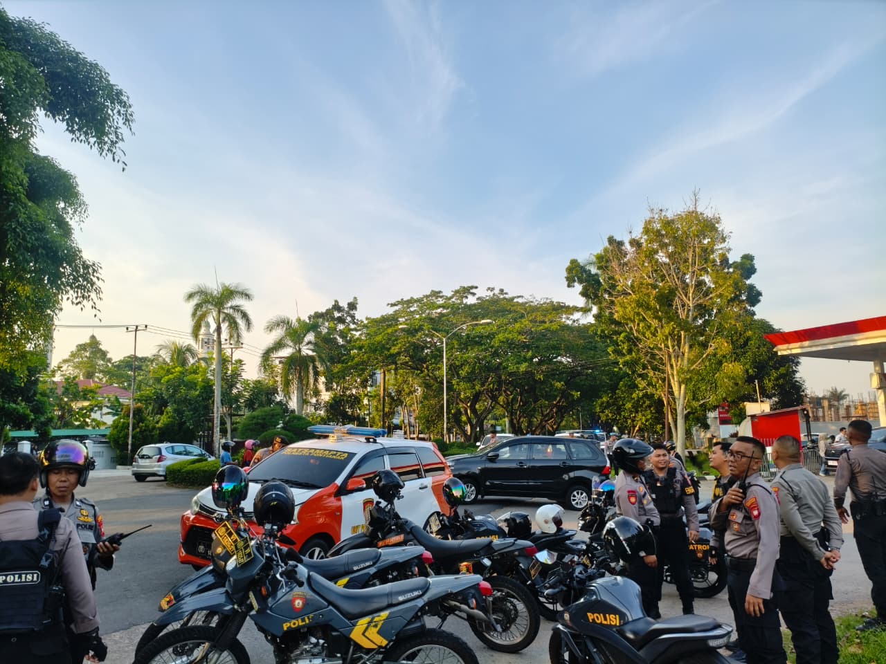 Patroli Enggang Polresta Pontianak Tertibkan Aksi Balap Liar demi Menjaga Keamanan Jalan Raya
