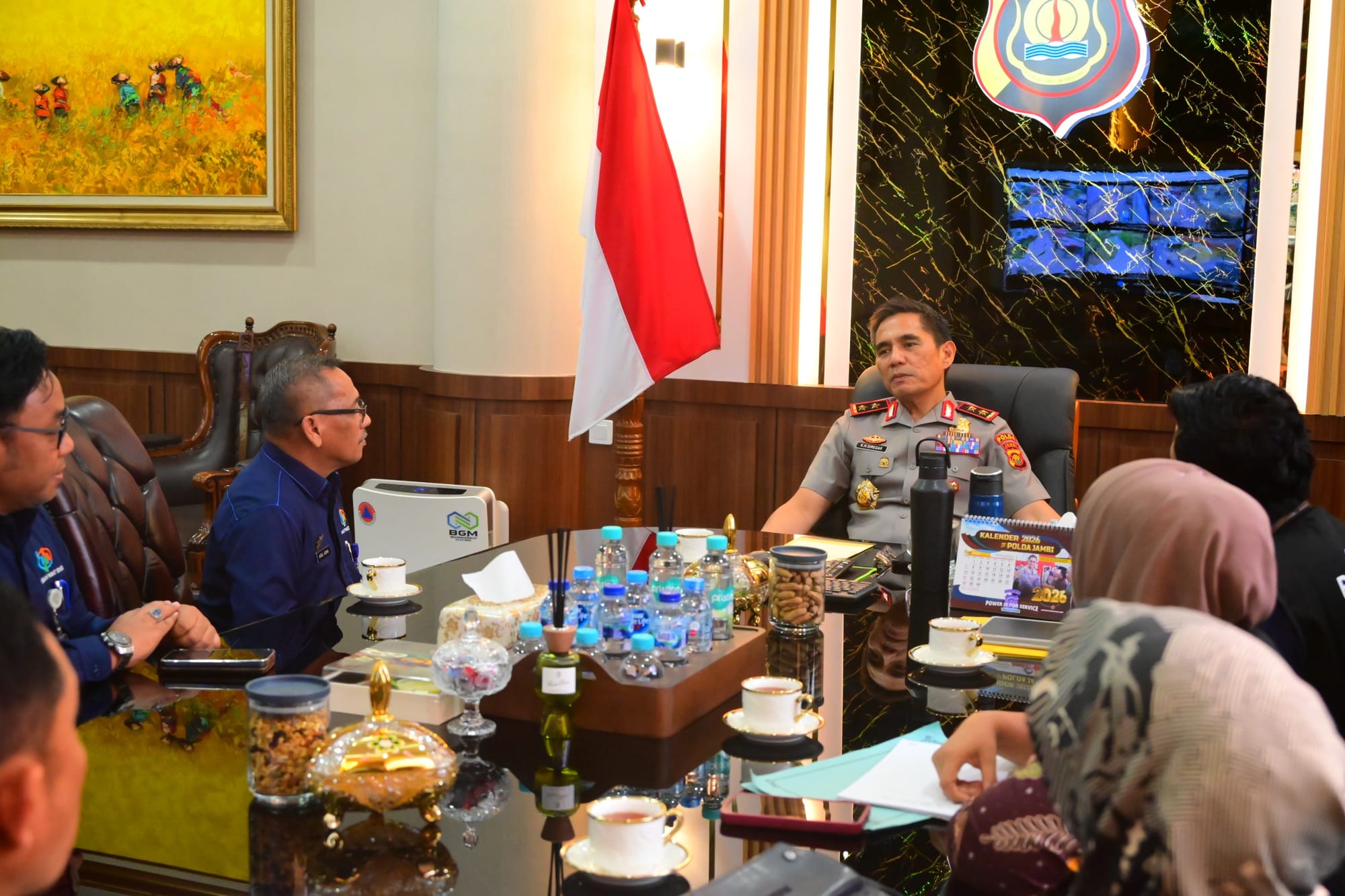 Kapolda Jambi Terima Audiensi BPS Provinsi Jambi, Perkuat Sinergi Dukung Akurasi Data Pembangunan